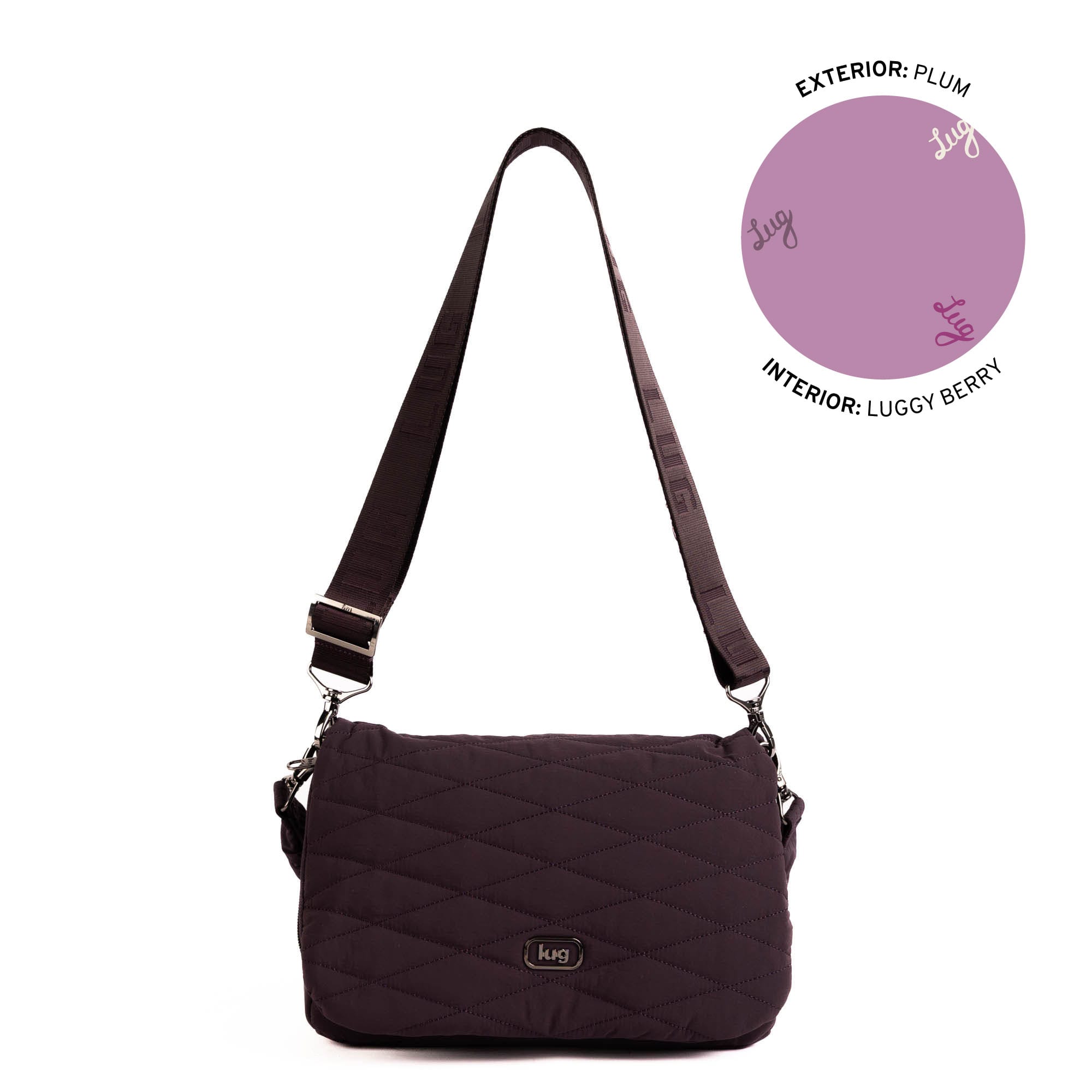 Bina Cloud Go Foldover Crossbody Bag - PLUM - 25481_Bina_CloudGo_Plum_Angle_01