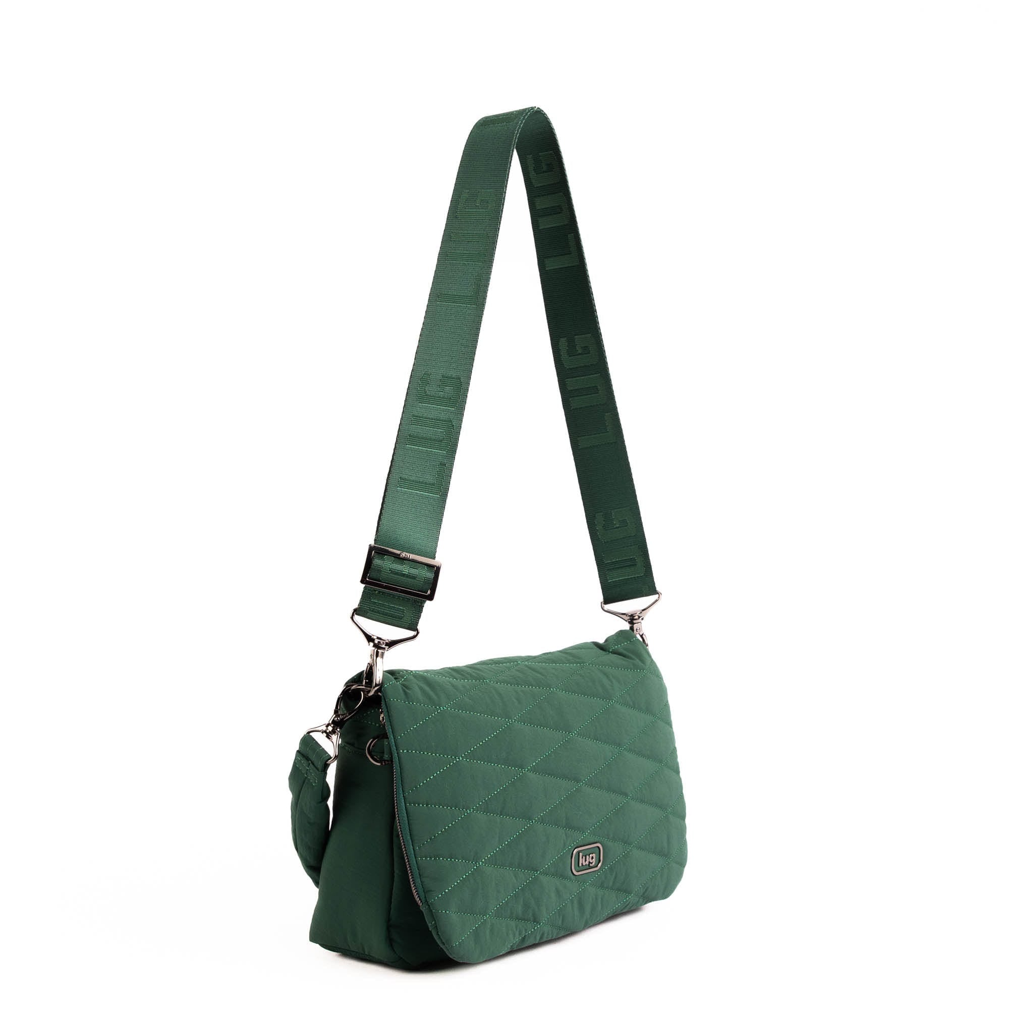 Bina Cloud Go Foldover Crossbody Bag - WICKEDLY GREEN - 25483_Bina_CloudGo_WickedlyGreen_Angle_02