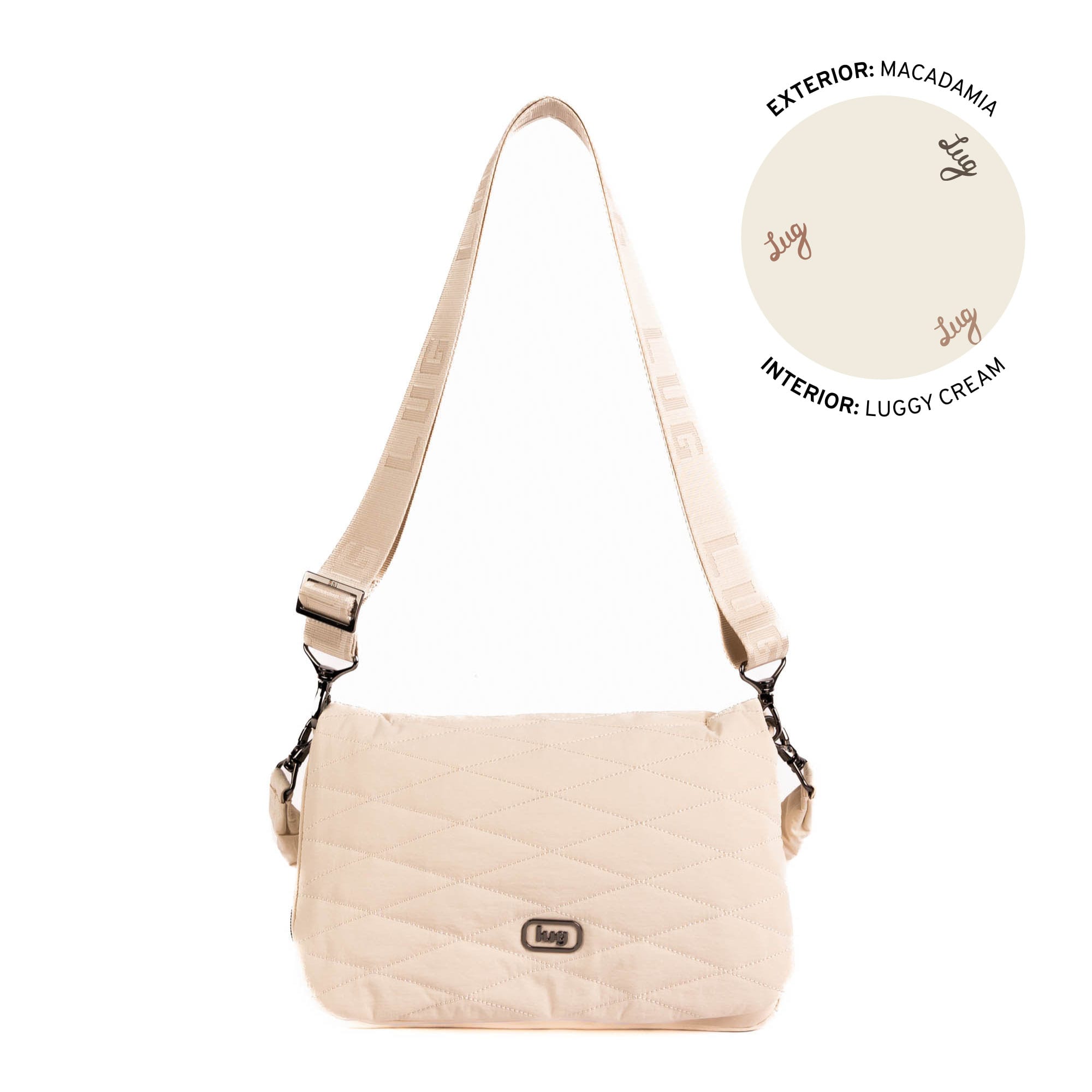 Bina Cloud Go Foldover Crossbody Bag - MACADAMIA - 25486_Bina_CloudGo_Macadamia_Angle_01