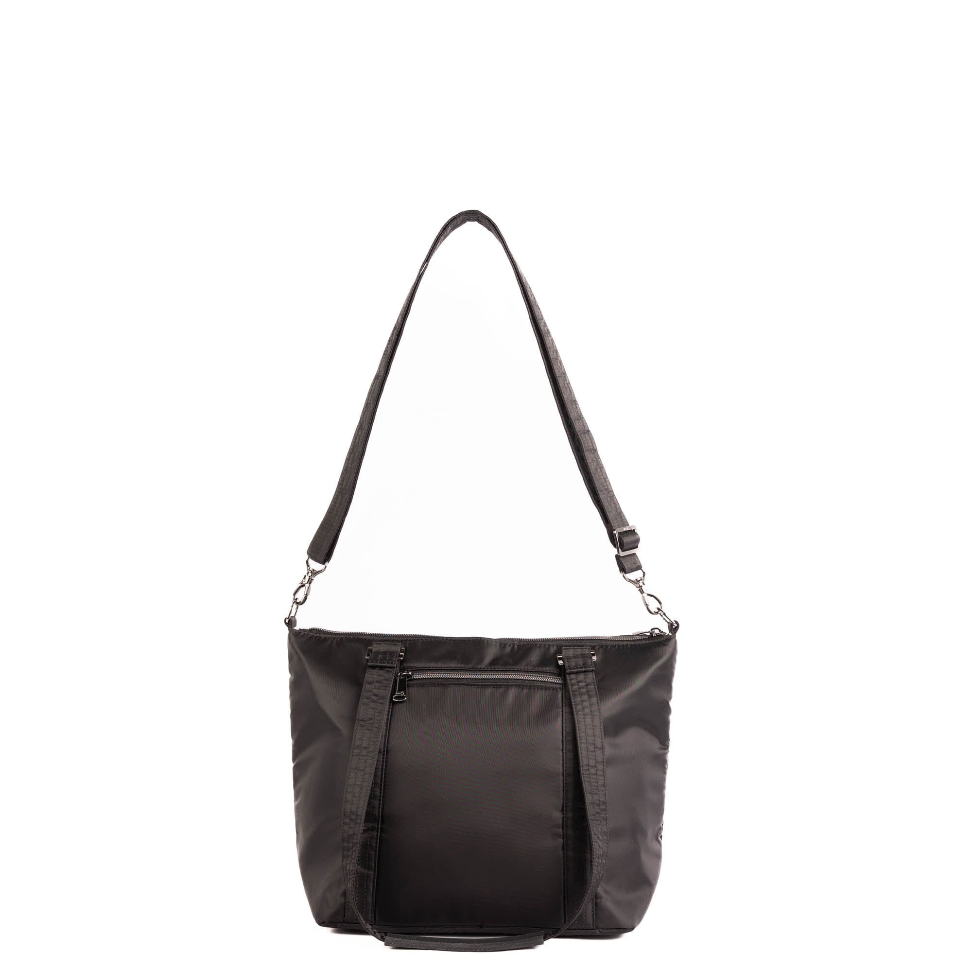 Catamaran Tote Bag & Removable Pouch - BLACK - 25489_Catamaran_Black_Angle_04