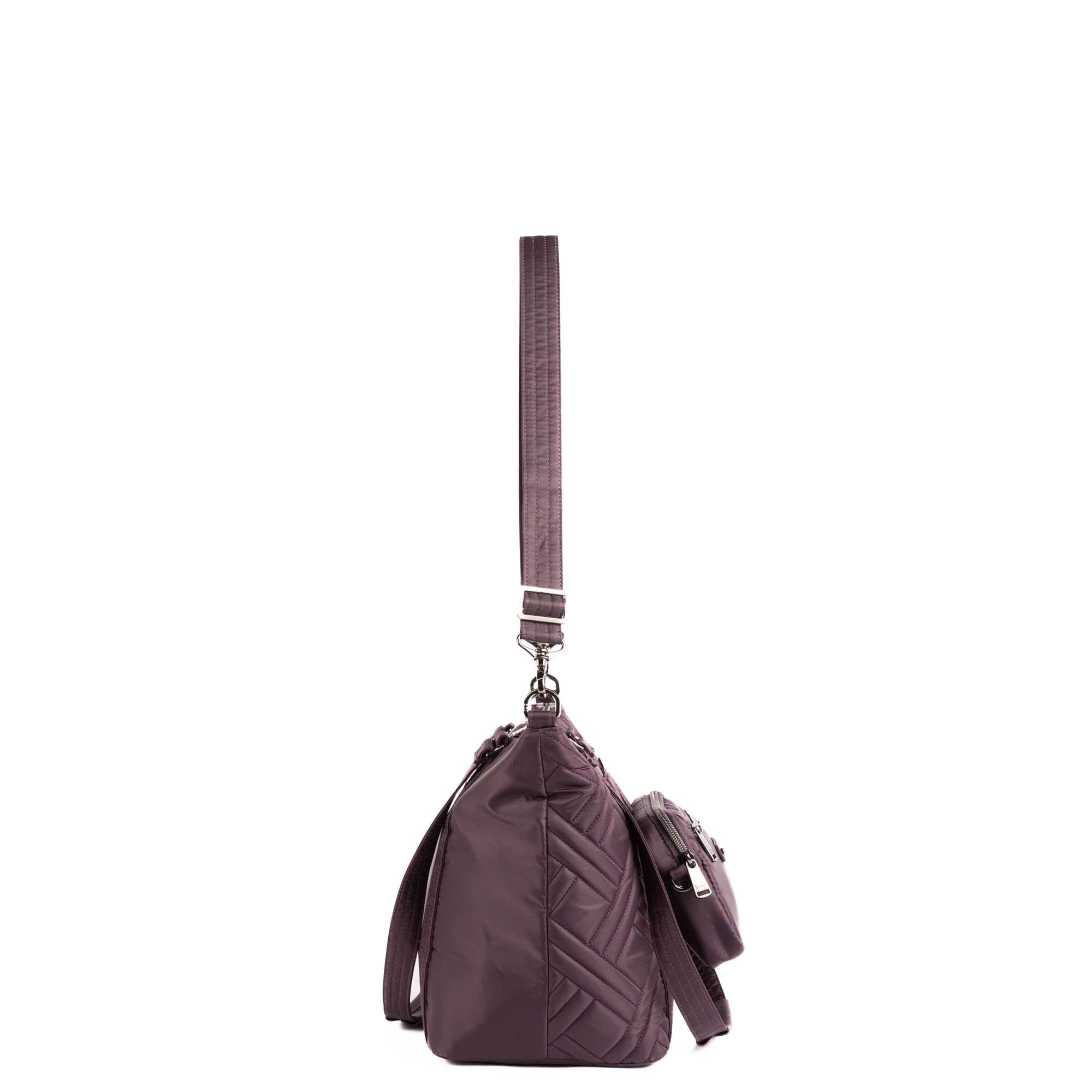 Catamaran Tote Bag & Removable Pouch - PLUM - 25490_Catamaran_Plum_Angle_03