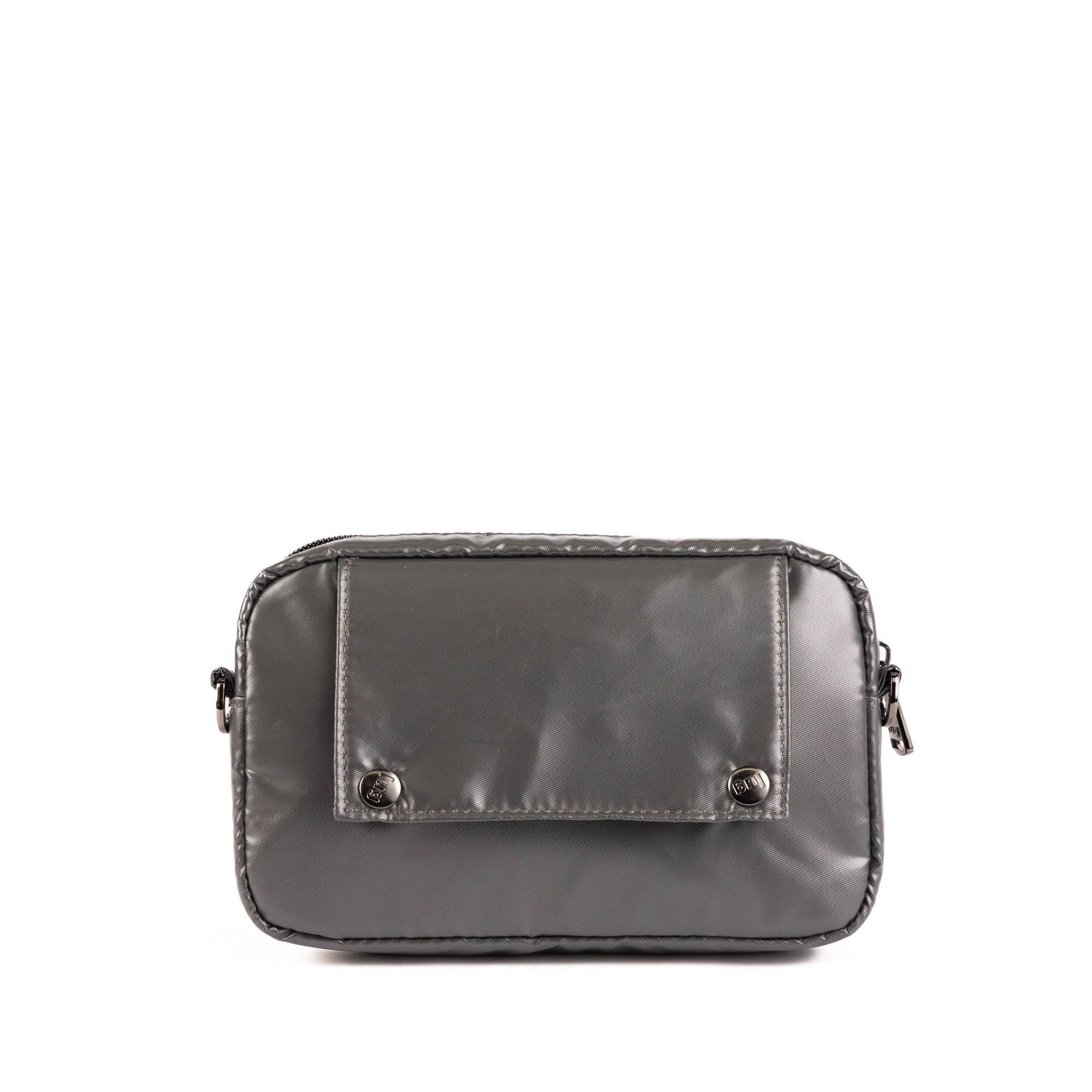 Catamaran Tote Bag & Removable Pouch - METALLIC STORM - 25491_Catamaran_MetallicStorm_Angle_08