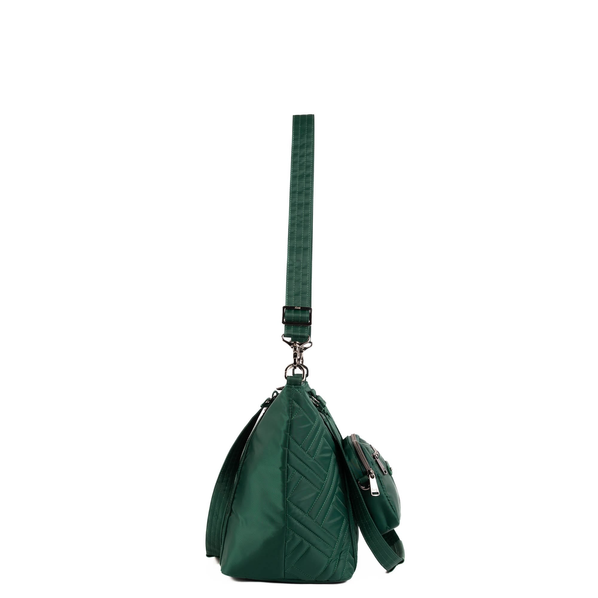Catamaran Tote Bag & Removable Pouch - WICKEDLY GREEN - 25492_Catamaran_WickedlyGreen_Angle_03