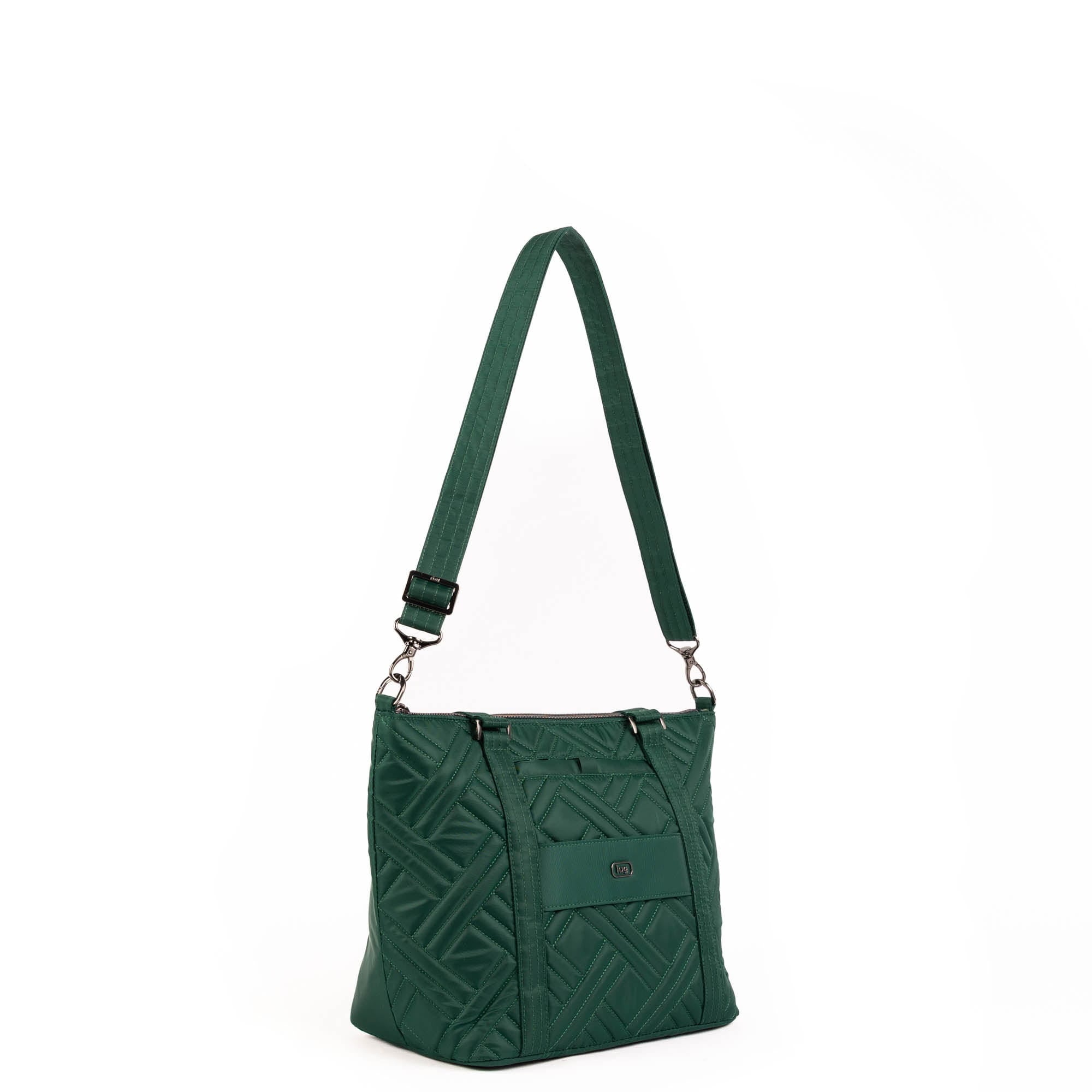 Catamaran Tote Bag & Removable Pouch - WICKEDLY GREEN - 25492_Catamaran_WickedlyGreen_Angle_05