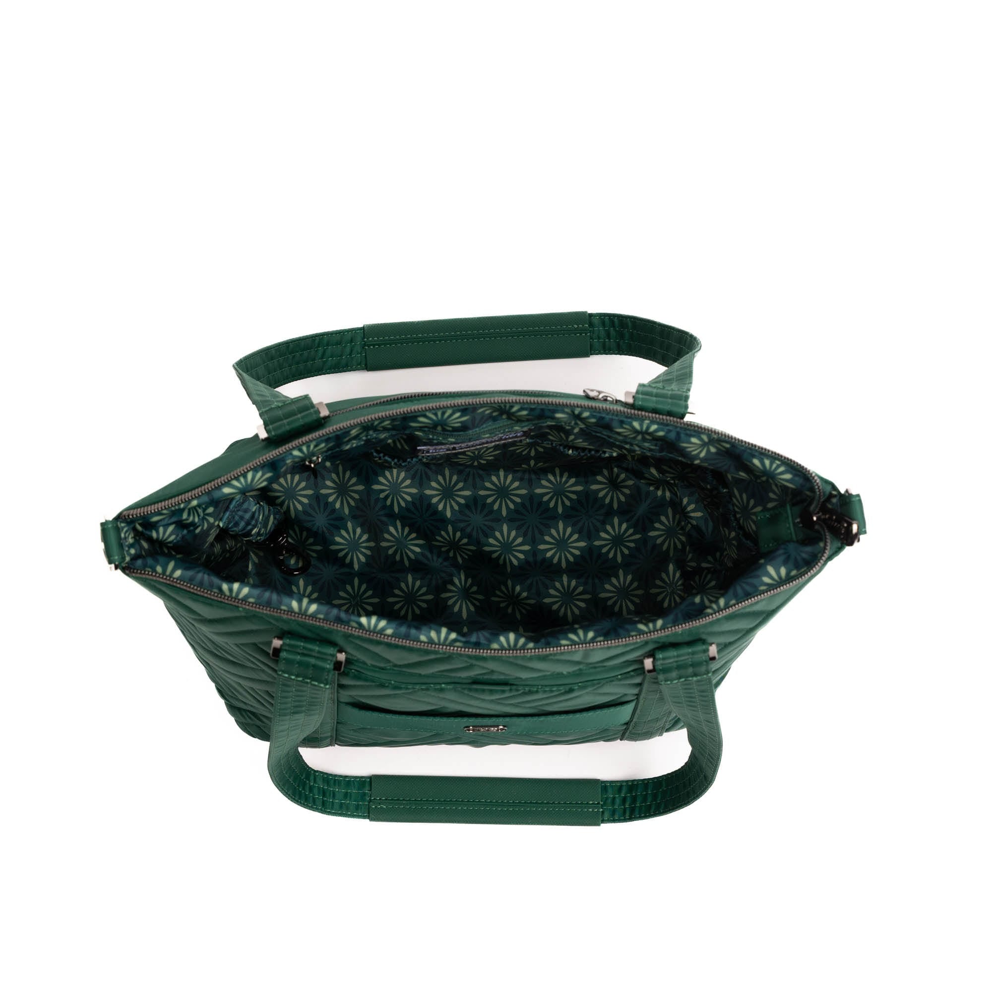 Catamaran Tote Bag & Removable Pouch - WICKEDLY GREEN - 25492_Catamaran_WickedlyGreen_Angle_06