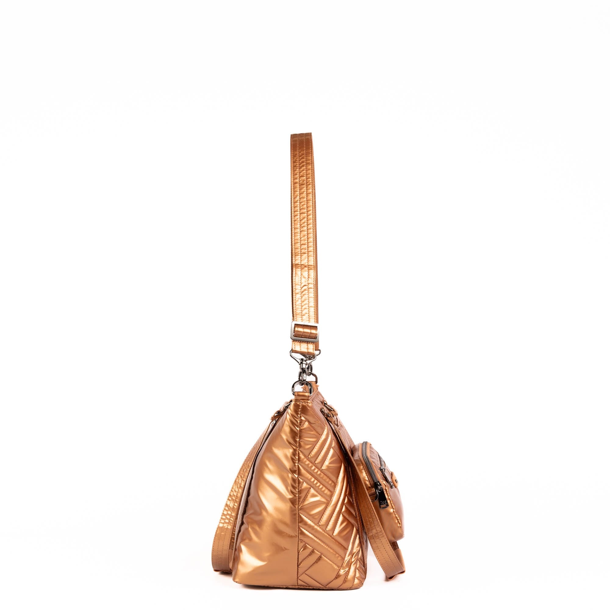 Catamaran Tote Bag & Removable Pouch - METALLIC CHAI - 25494_Catamaran_MetallicChai_Angle_03