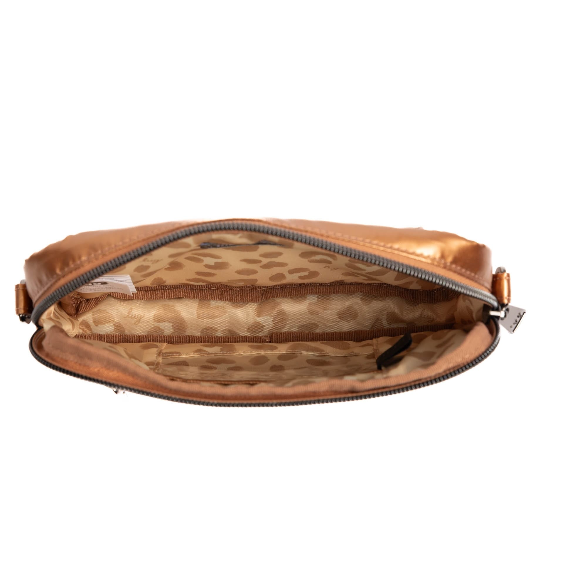 Catamaran Tote Bag & Removable Pouch - METALLIC CHAI - 25494_Catamaran_MetallicChai_Angle_09