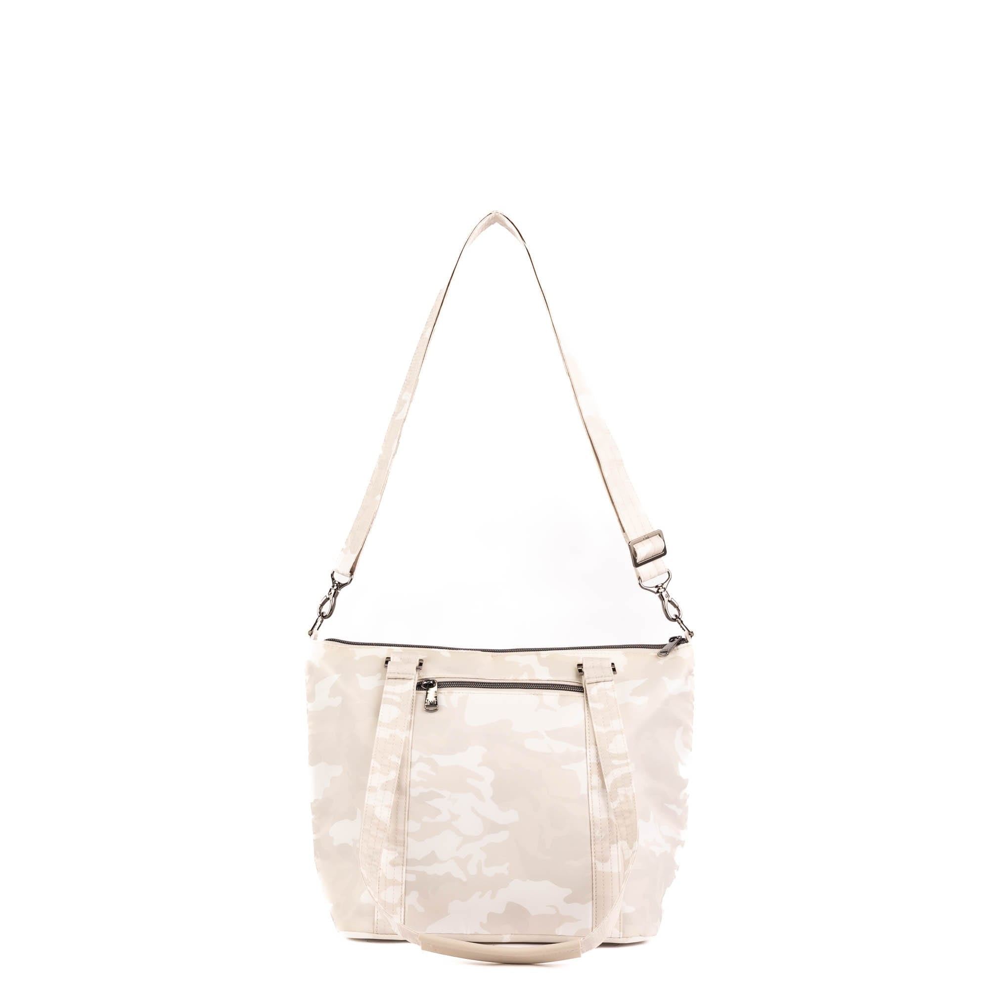 Catamaran Tote Bag & Removable Pouch - CAMO WHITE - 25495_Catamaran_CamoWhite_Angle_04