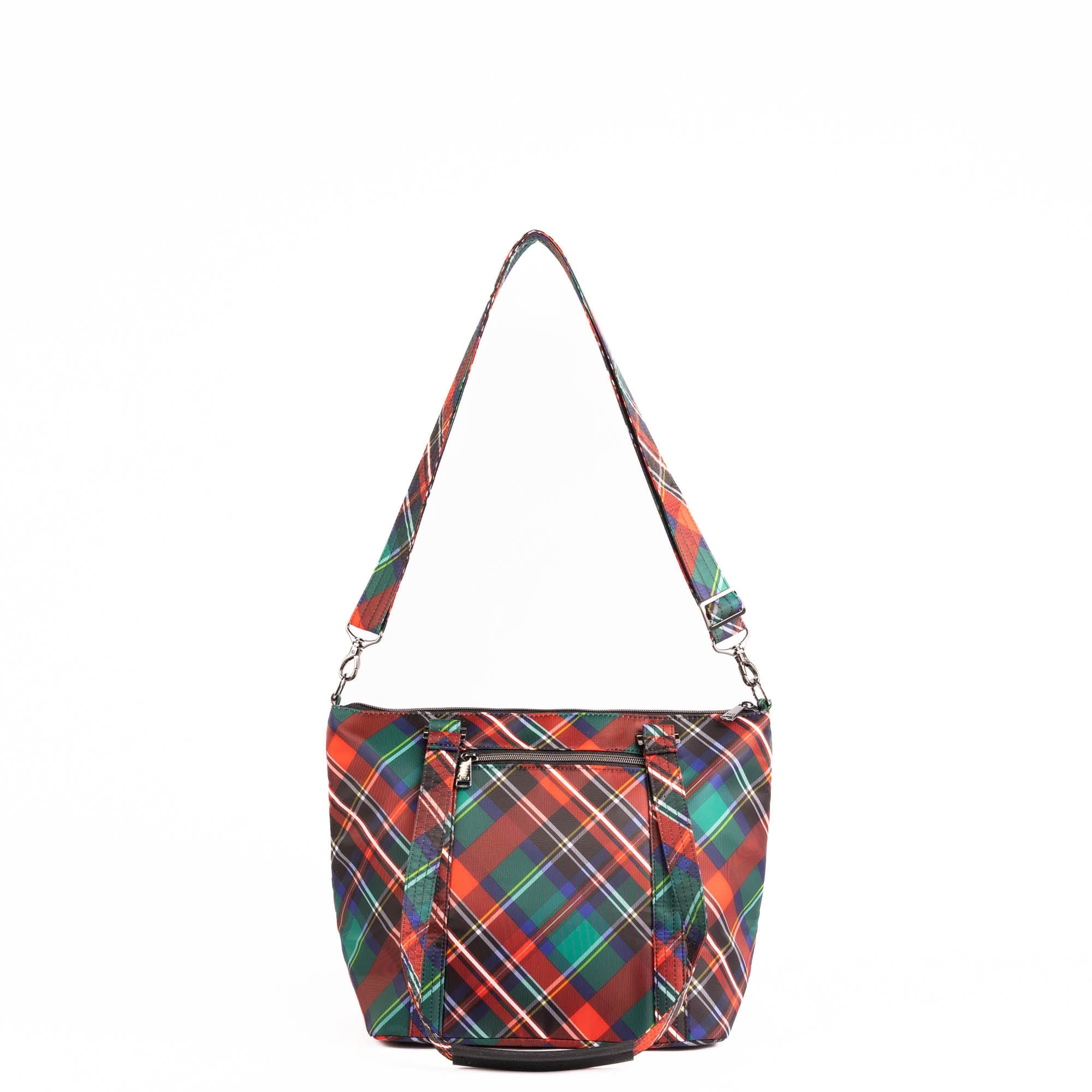 Catamaran Tote Bag & Removable Pouch - TARTAIN PLAID - 25496_Catamaran_TartanPlaid_Angle_04