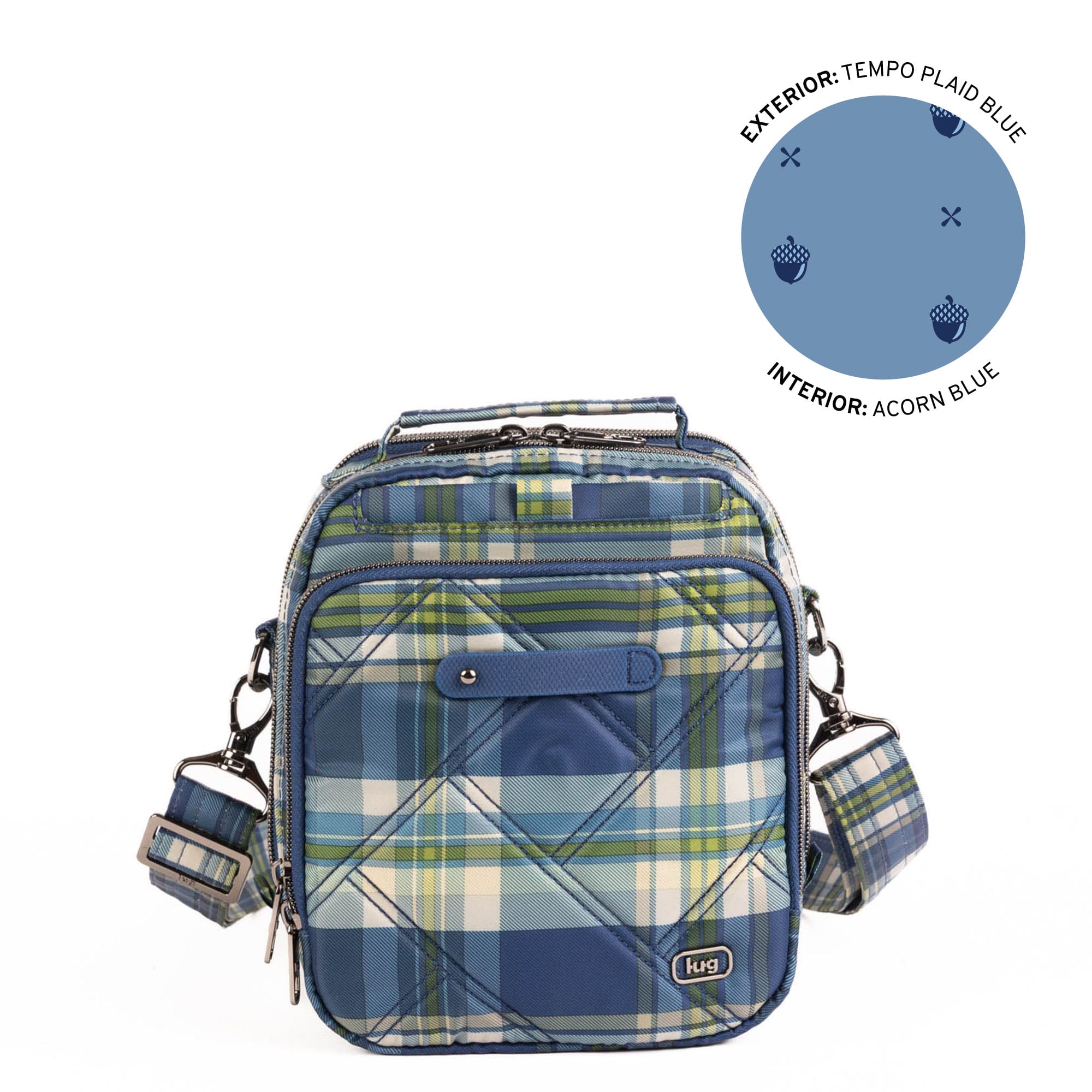 Skeeter Bridge Convertible Crossbody - TEMPO PLAID BLUE - 25499_SkeeterBridge_TempoPlaidBlue_Angle_01
