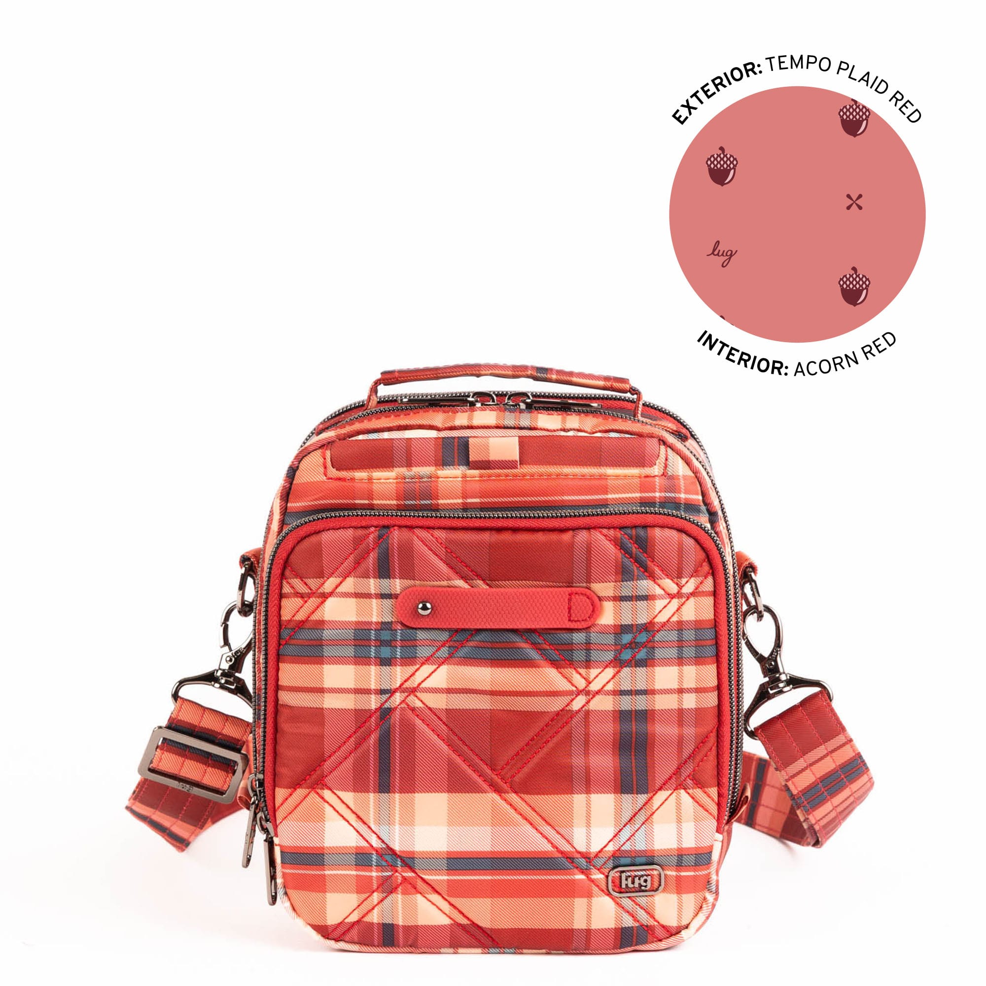 Skeeter Bridge Convertible Crossbody - TEMPO PLAID RED - 25500_SkeeterBridge_TempoPlaidRed_Angle_01