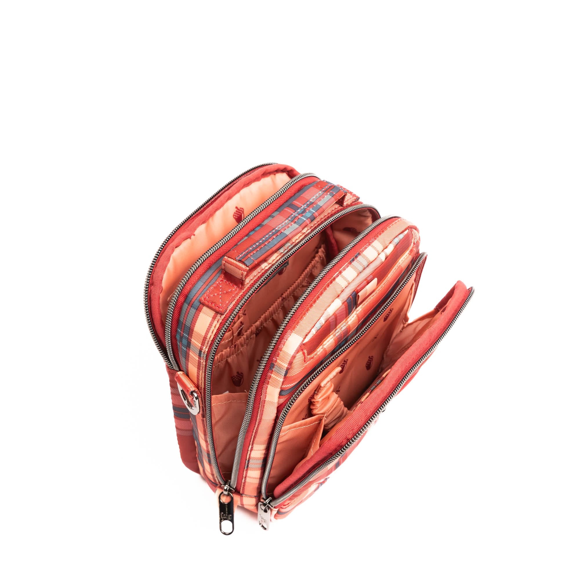 Skeeter Bridge Convertible Crossbody - TEMPO PLAID RED - 25500_SkeeterBridge_TempoPlaidRed_Angle_05