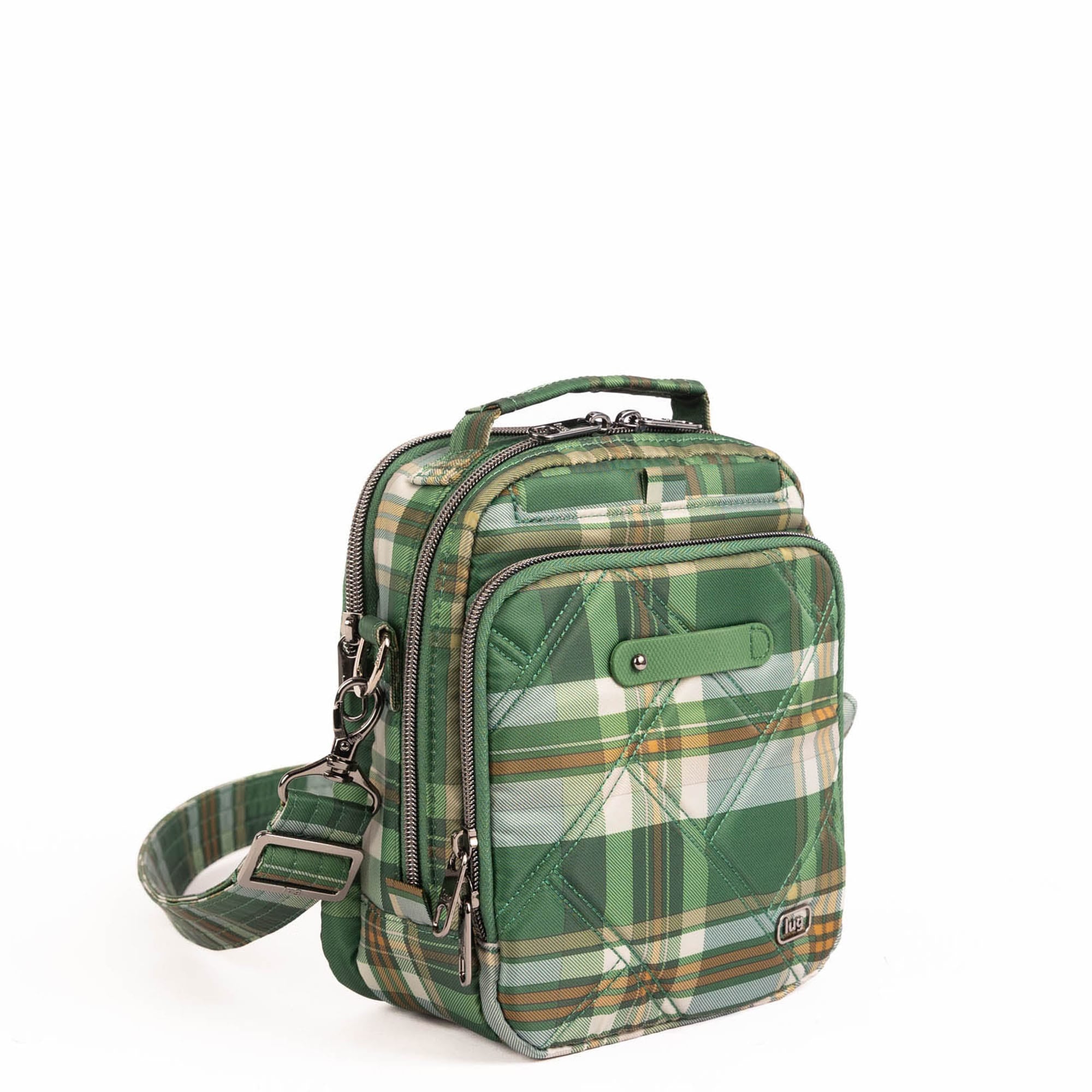 Skeeter Bridge Convertible Crossbody - TEMPO PLAID GREEN - 25501_SkeeterBridge_TempoPlaidGreen_Angle_02