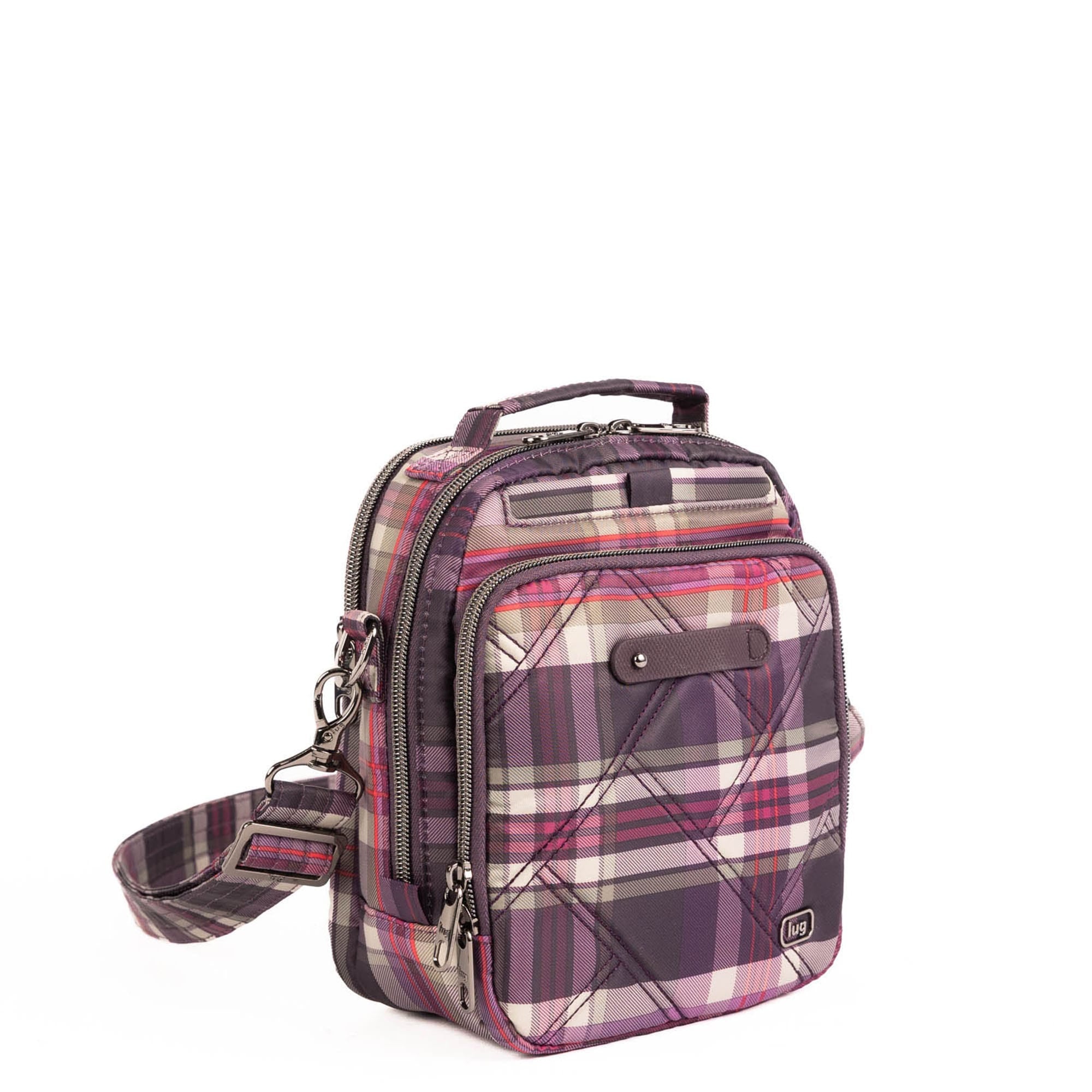 Skeeter Bridge Convertible Crossbody - TEMPO PLAID PLUM - 25502_SkeeterBridge_TempoPlaidPlum_Angle_02
