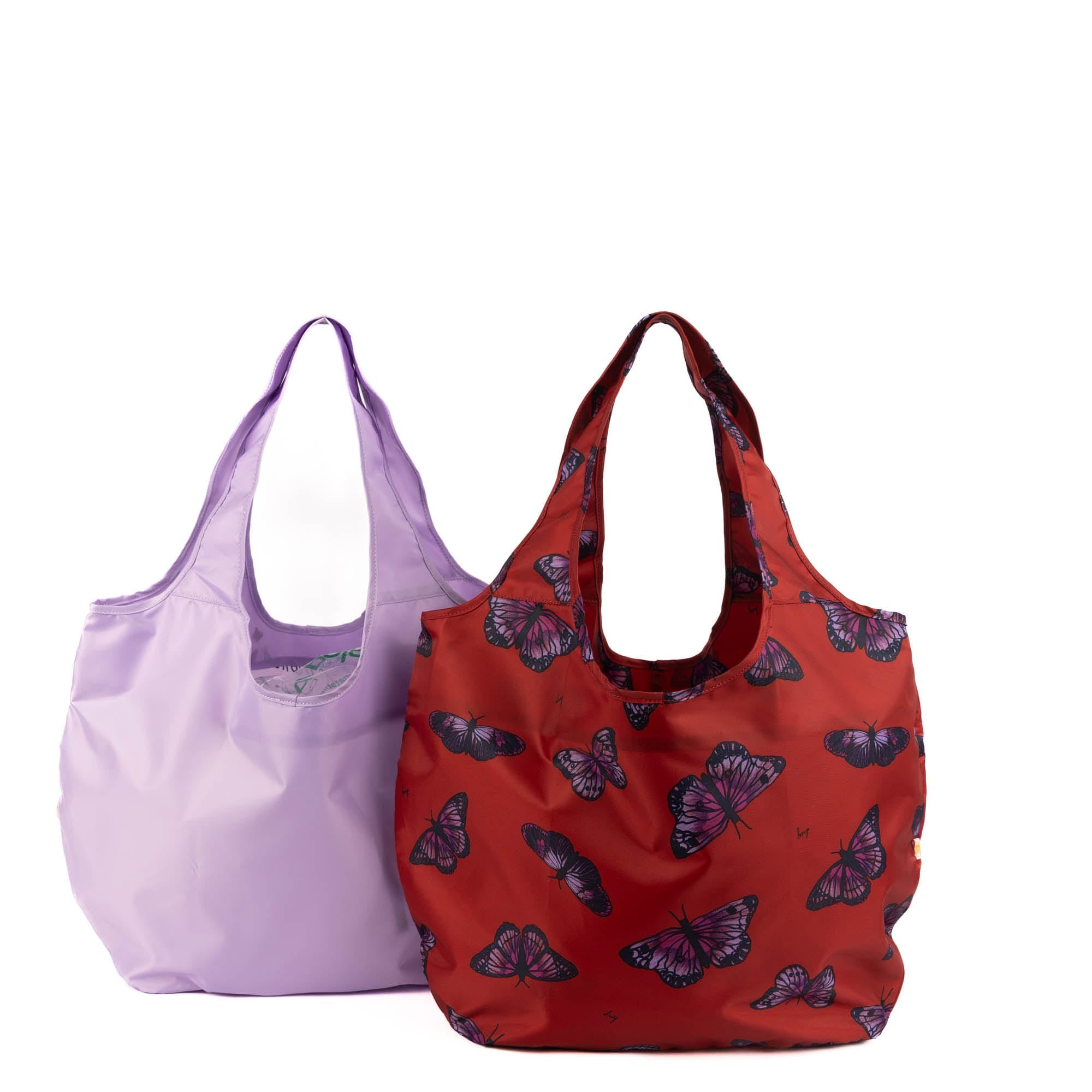 Eco Shopper Set of 2 with Embroidery - ENJOY EVERY MOMENT - 25515_EcoShopper2PC_EnjoyTheMoment_Angle_04