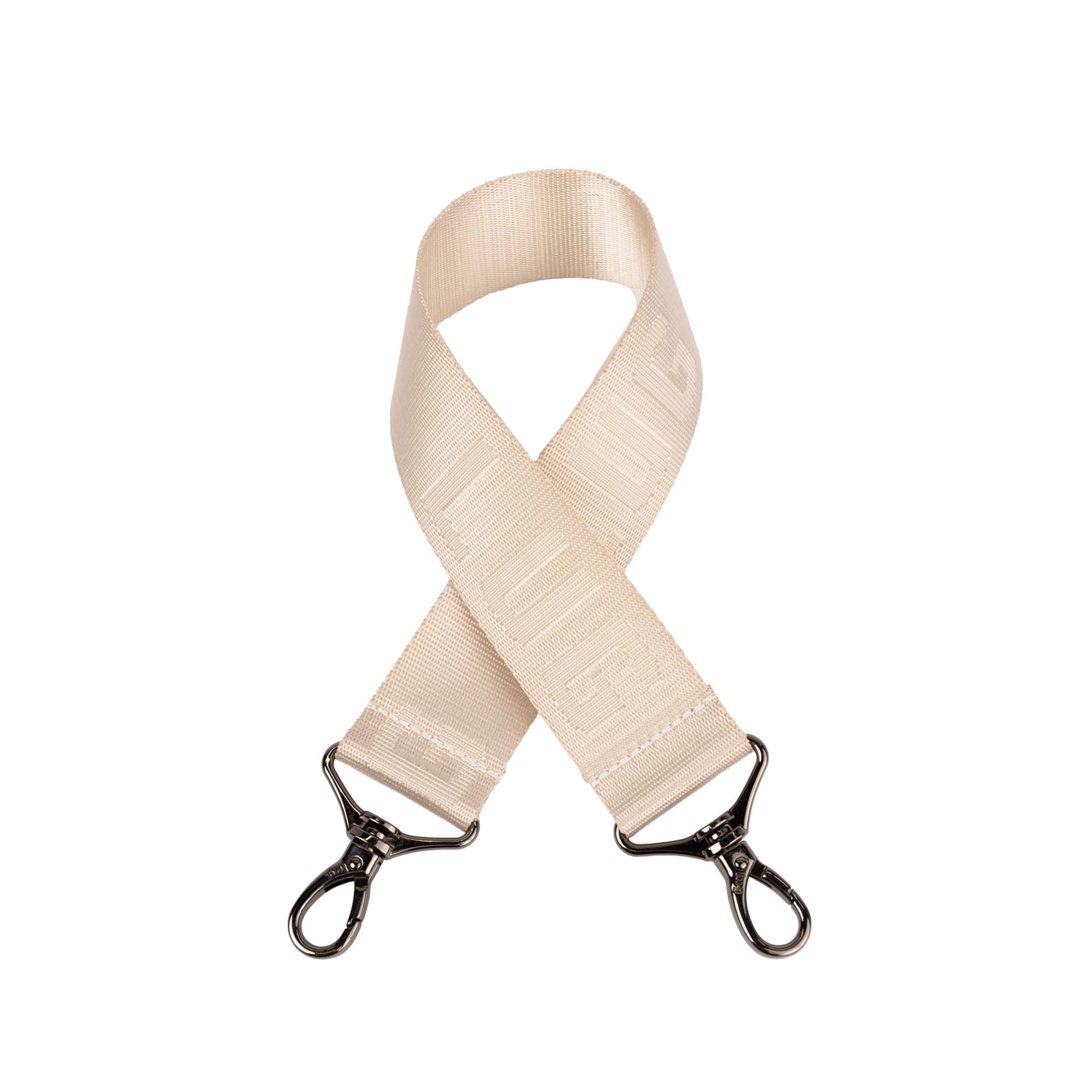 1.5" Lug Webbed Shoulder Strap - MACADAMIA - 25535_Lug-Webbed-Short-Strap_Macadamia_01