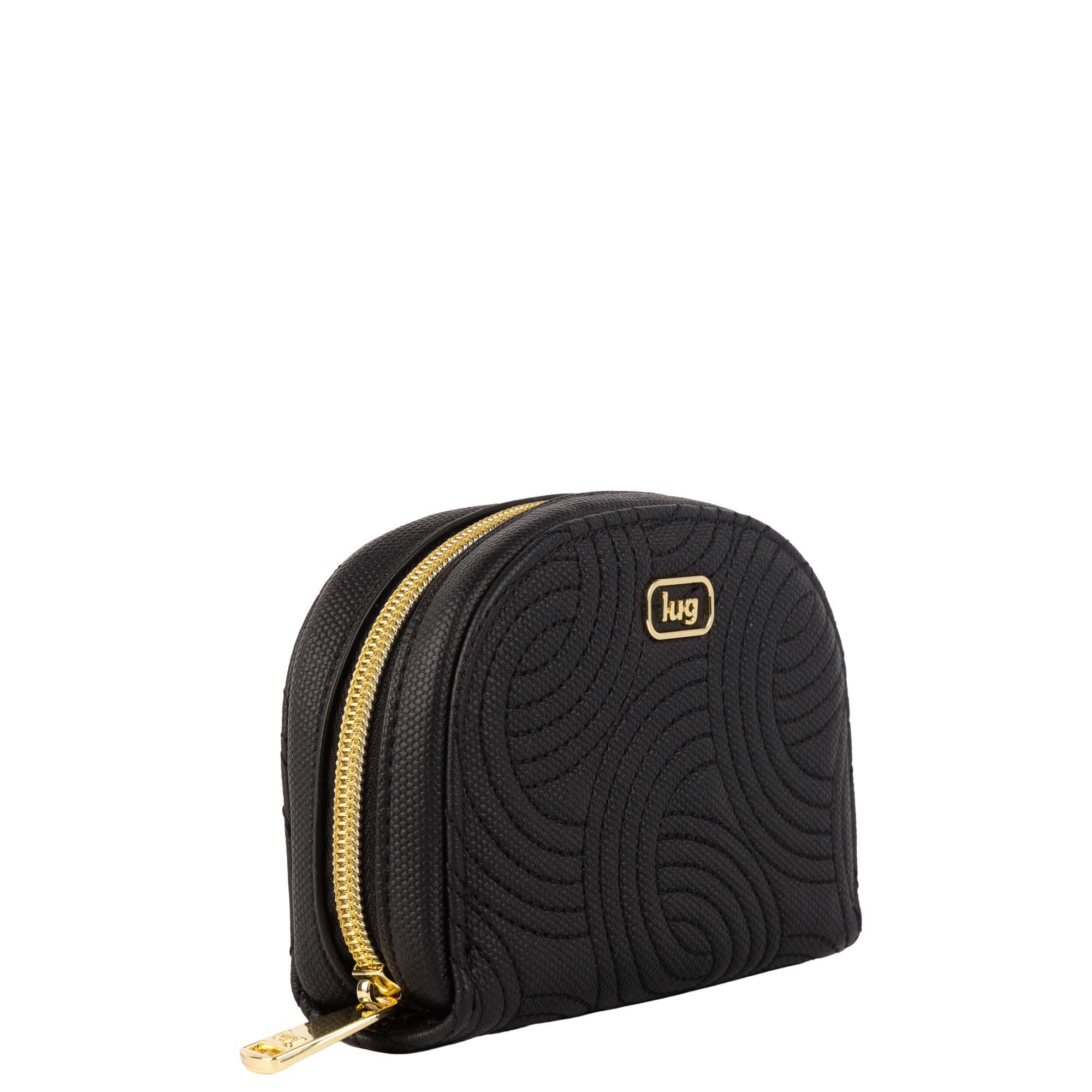 Kolo Mini Jewelry Matte Luxe VL Pouch with Charm Bar - BLACK - 25544_KoloML_Black_Angle_02