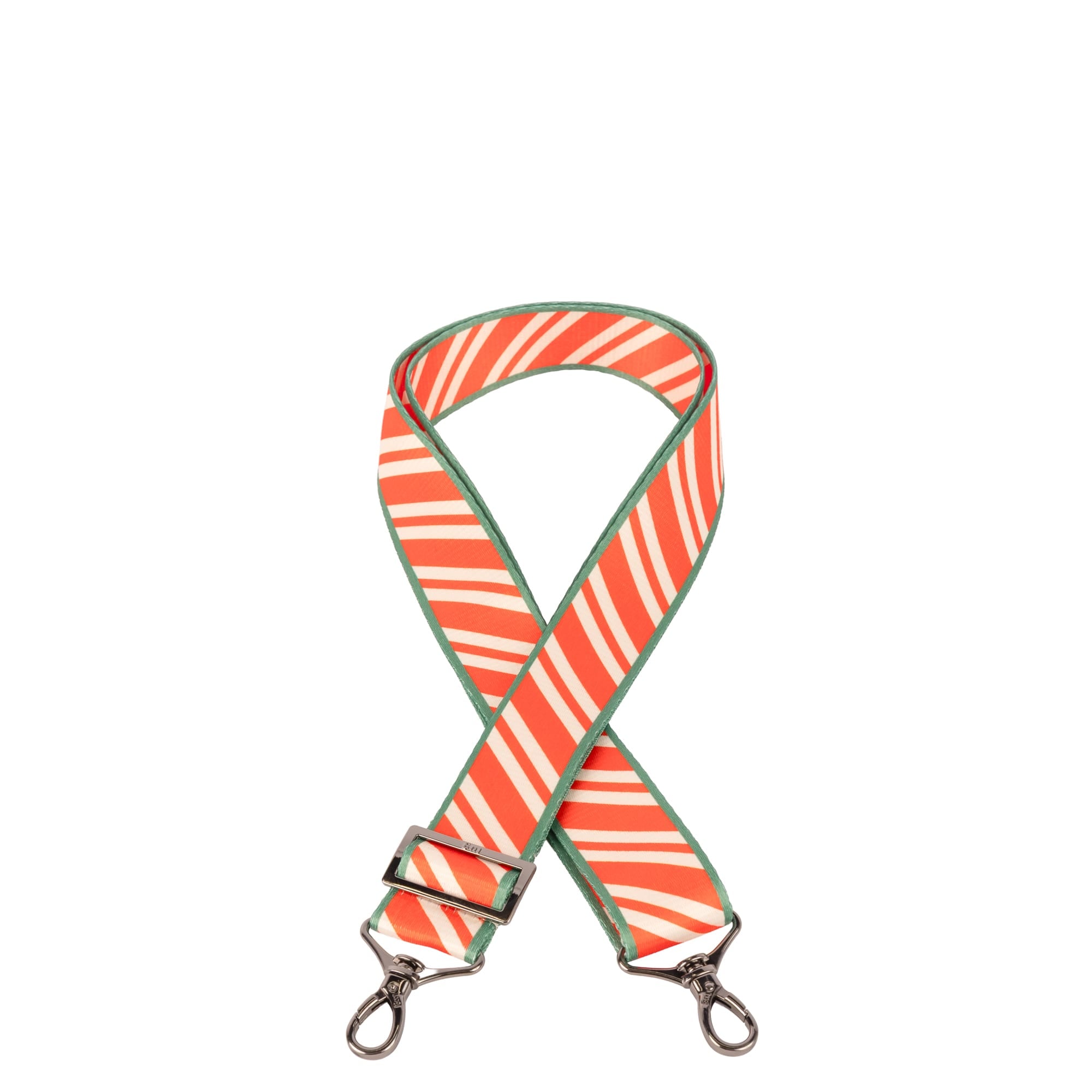Lug Novelty 1.5" Classic Webbed Strap - CANDY CANE STRIPE - 25548_1.5_22WebbedStrap_CandyCaneStripe_Angle_01