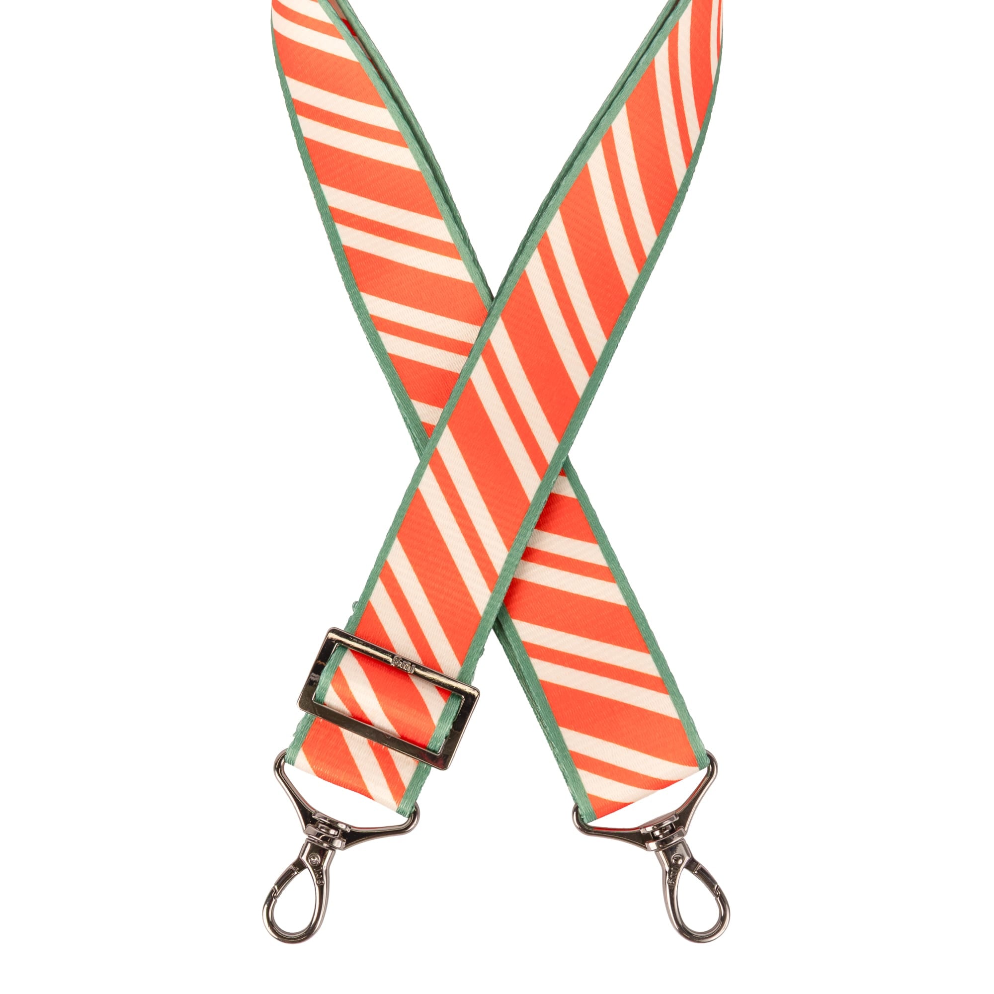 Lug Novelty 1.5" Classic Webbed Strap - CANDY CANE STRIPE - 25548_1.5_22WebbedStrap_CandyCaneStripe_Angle_02