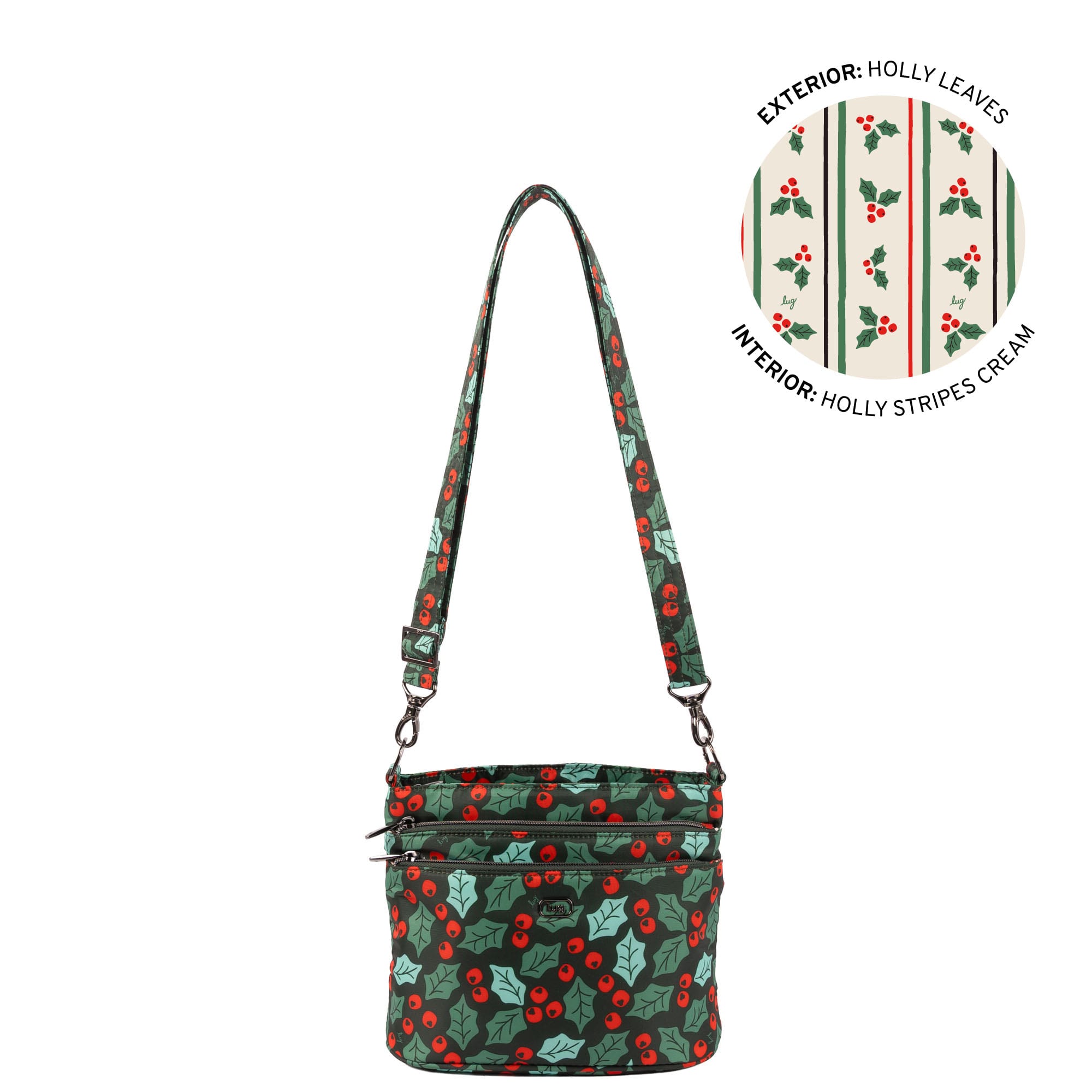 Corral Crossbody Bag - HOLLY LEAVES - 25550_Corral_HollyLeaves_Angle_01
