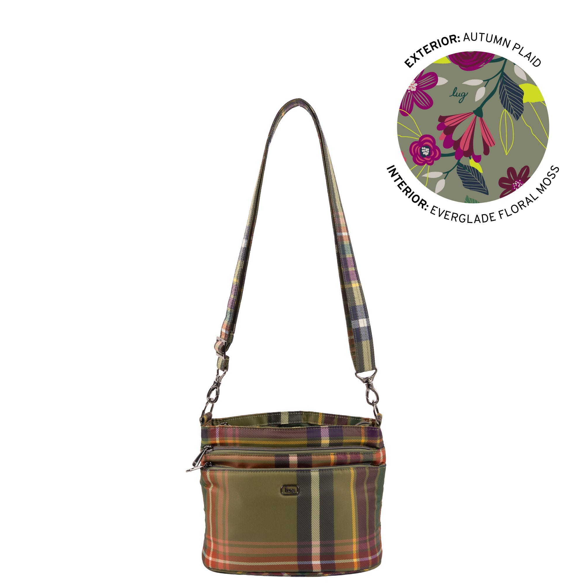 Corral Crossbody Bag - AUTUMN PLAID - 25551_Corral_AutumnPlaid_Angle_01