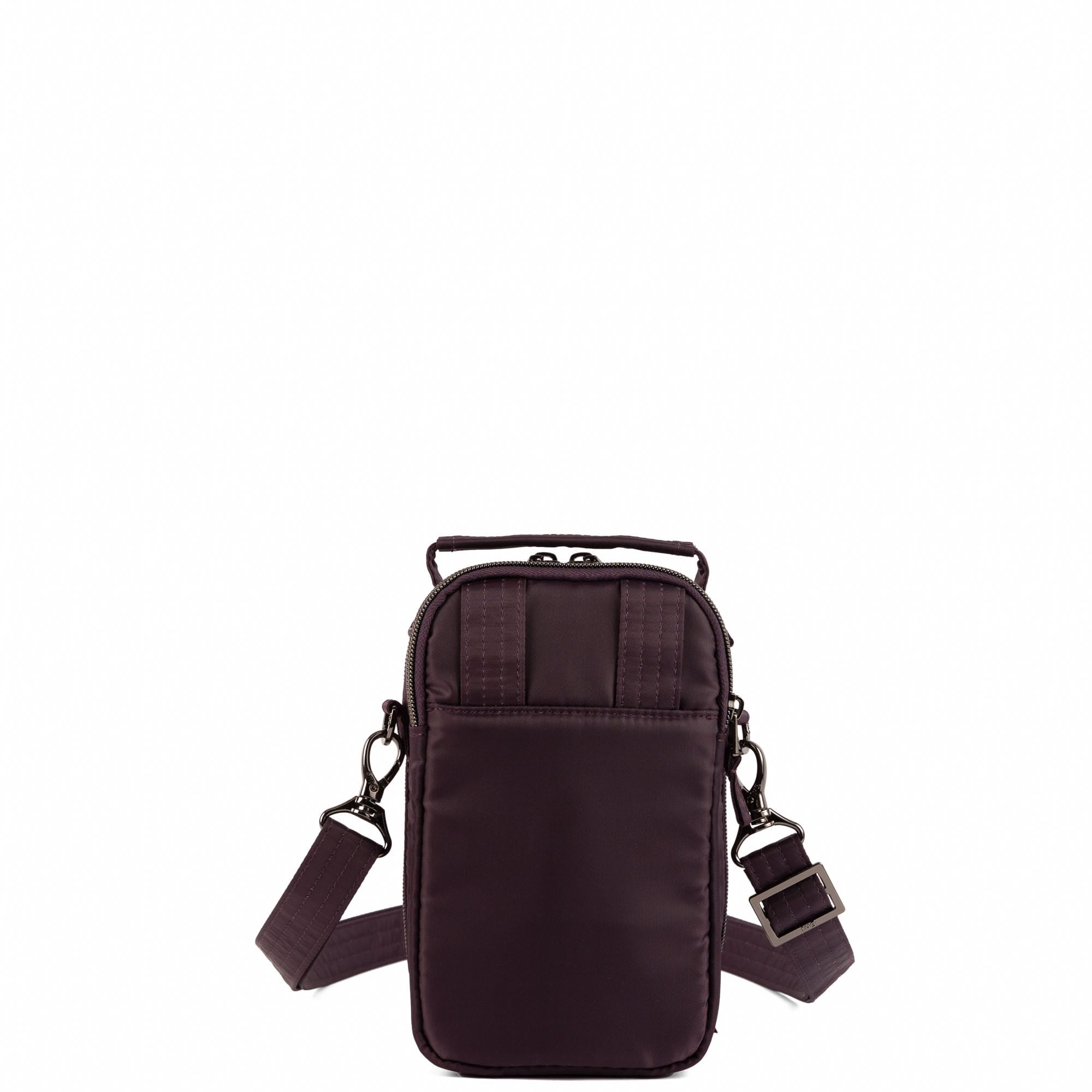 Skeeter Mini Bridge Love Convertible Crossbody with Bow - PLUM - 25562_SkeeterMiniBridgeLoveWithBowPuller_Plum_Angle_04