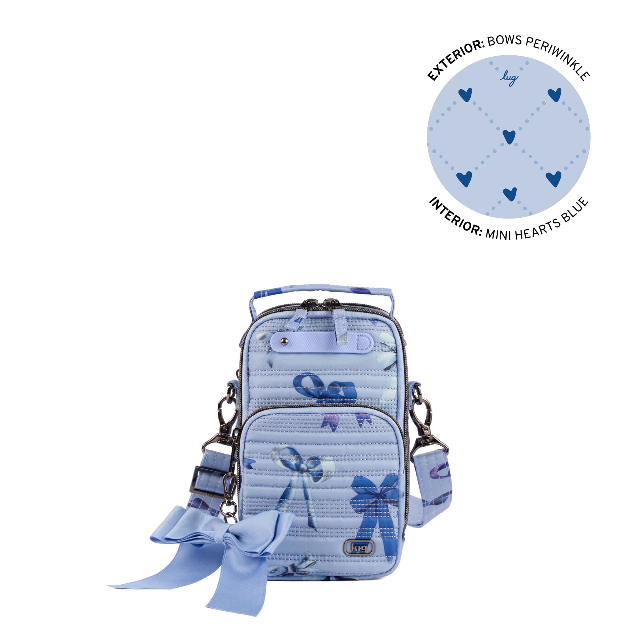 Skeeter Mini Bridge Love Convertible Crossbody with Bow - BOWS PERIWINKLE - 25564_SkeeterMiniBridgeLoveWithBowPuller_BowsPeriwinkle_Angle_01