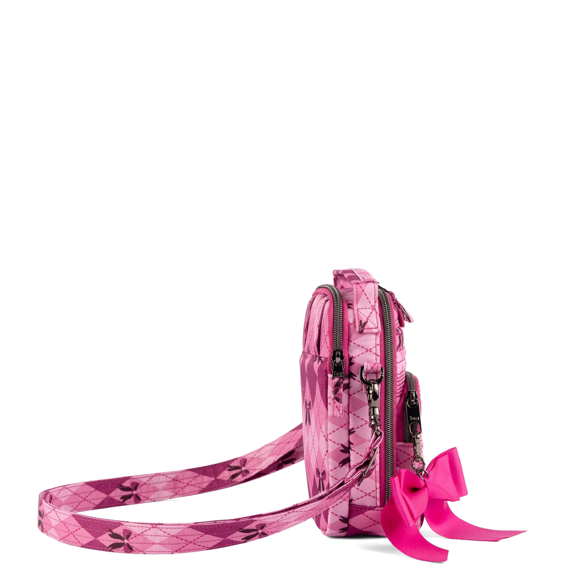 Skeeter Mini Bridge Love Convertible Crossbody with Bow - PETITE BOWGYLE PURPLE - 25565_SkeeterMiniBridgeLoveWithBowPuller_PetiteBowgylePurple_Angle_03