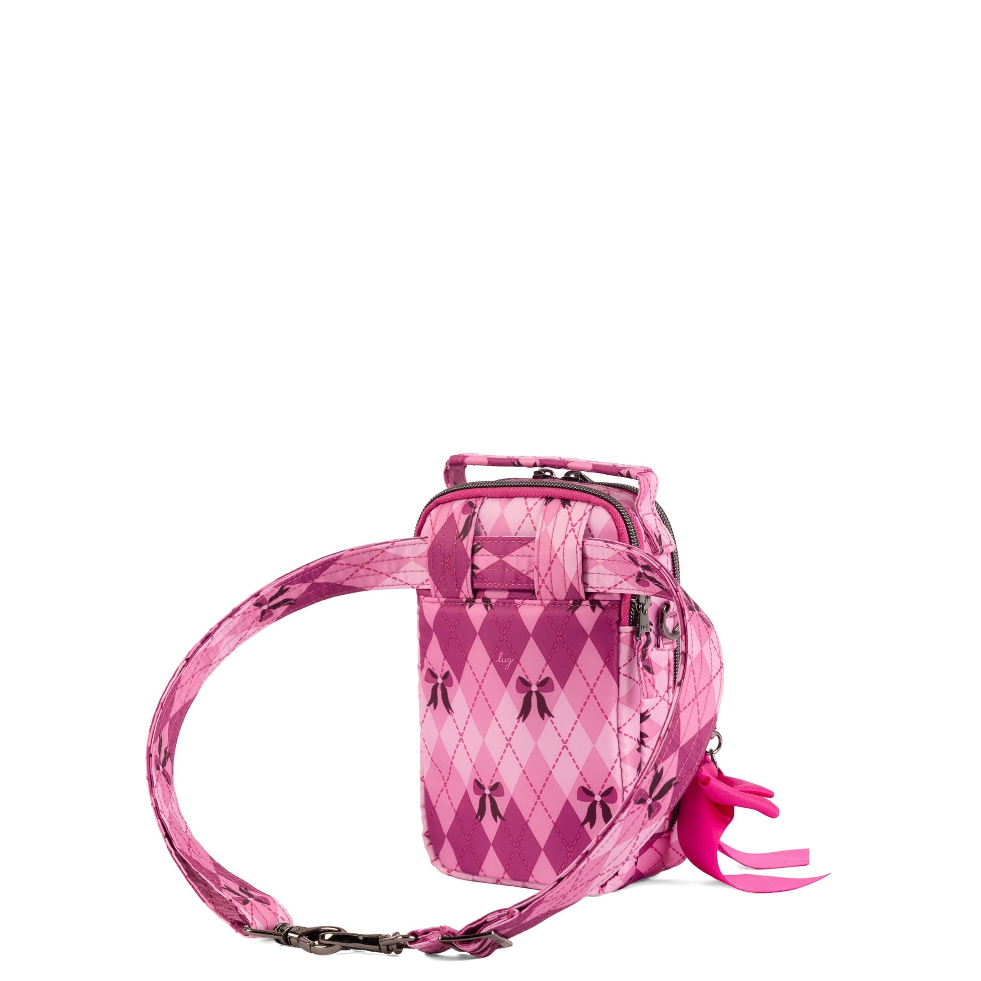 Skeeter Mini Bridge Love Convertible Crossbody with Bow - PETITE BOWGYLE PURPLE - 25565_SkeeterMiniBridgeLoveWithBowPuller_PetiteBowgylePurple_Angle_05