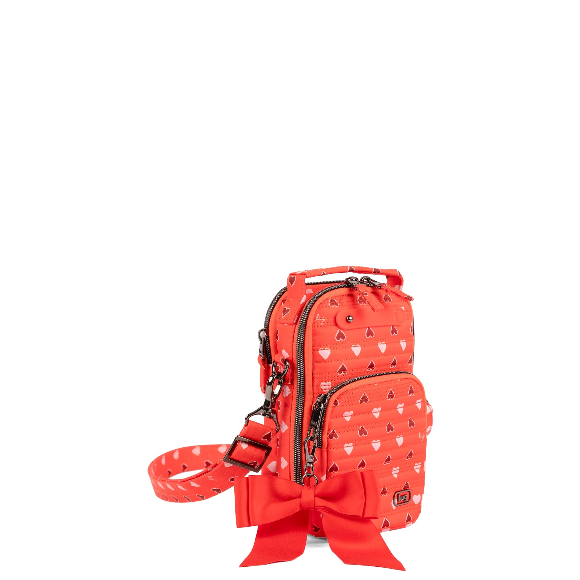 Skeeter Mini Bridge Love Convertible Crossbody with Bow - CANDY HEARTS - 25566_SkeeterMiniBridgeLoveWithBowPuller_CandyHearts_Angle_02
