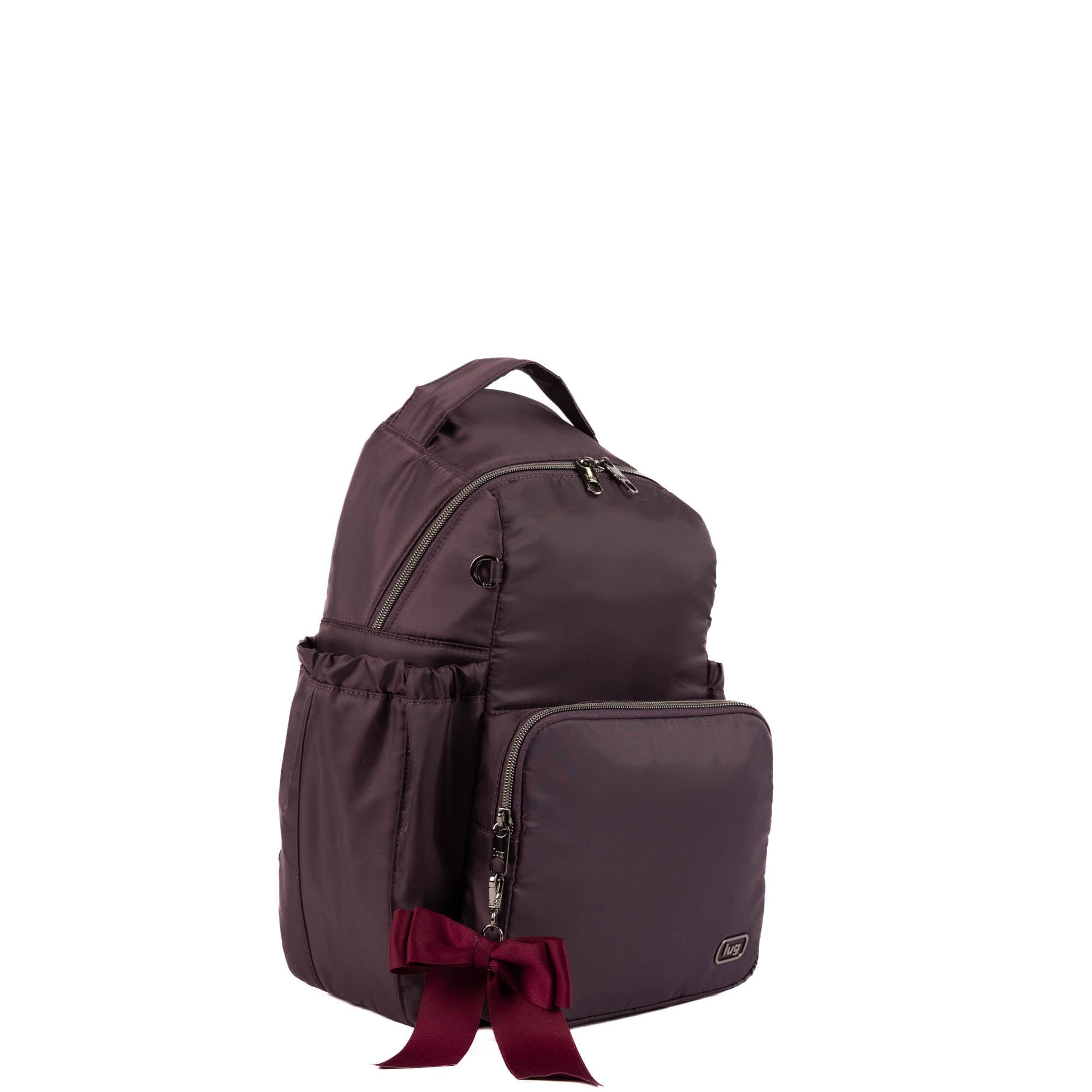 Pattycake Backpack with Bow - PLUM - 25570_Pattycake_Plum_Angle_Angle_02