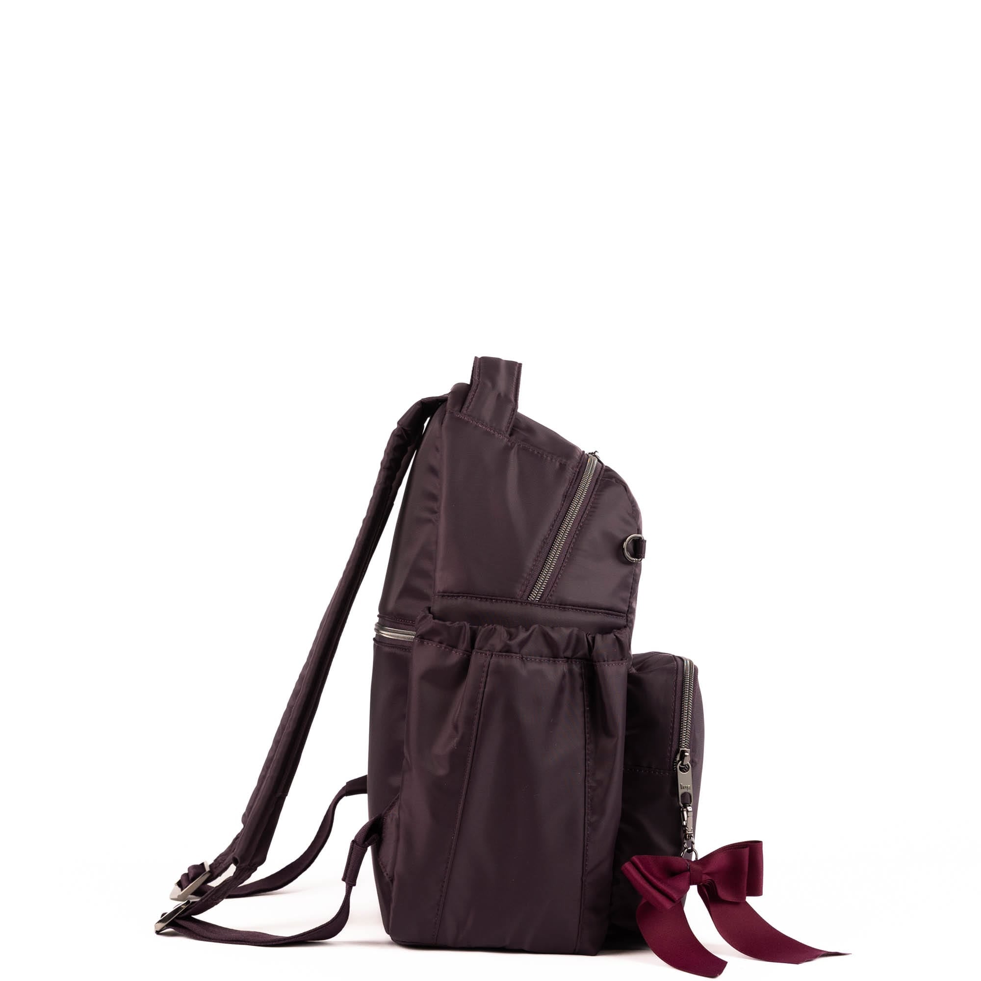 Pattycake Backpack with Bow - PLUM - 25570_Pattycake_Plum_Angle_Angle_03