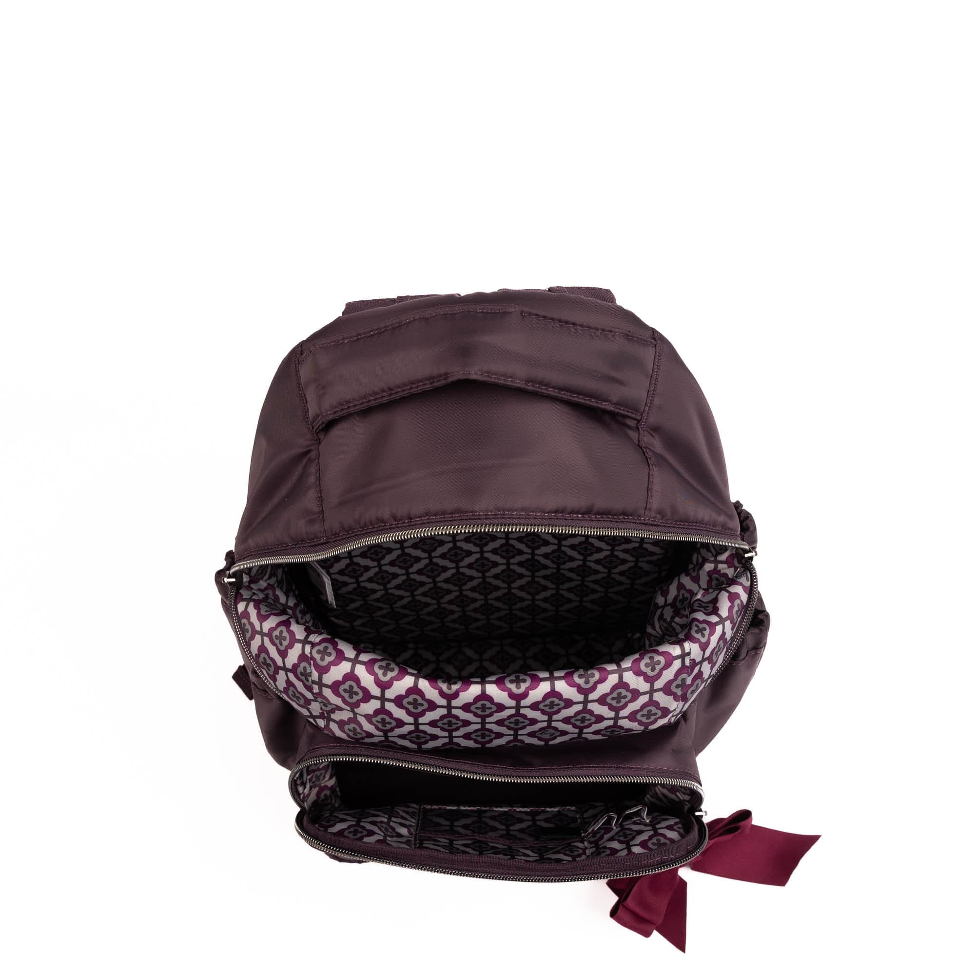 Pattycake Backpack with Bow - PLUM - 25570_Pattycake_Plum_Angle_Angle_05