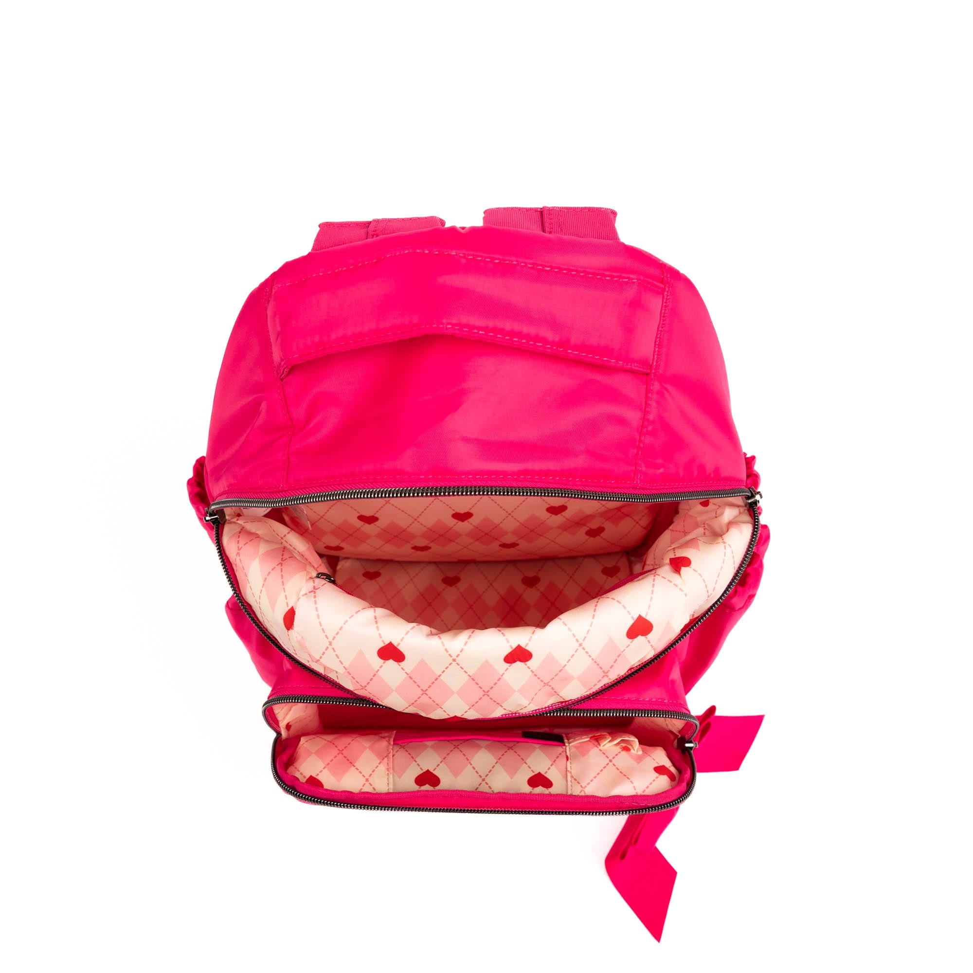 Pattycake Backpack with Bow - ROSETTE PINK - 25571_Pattycake_RosettePink_Angle_05