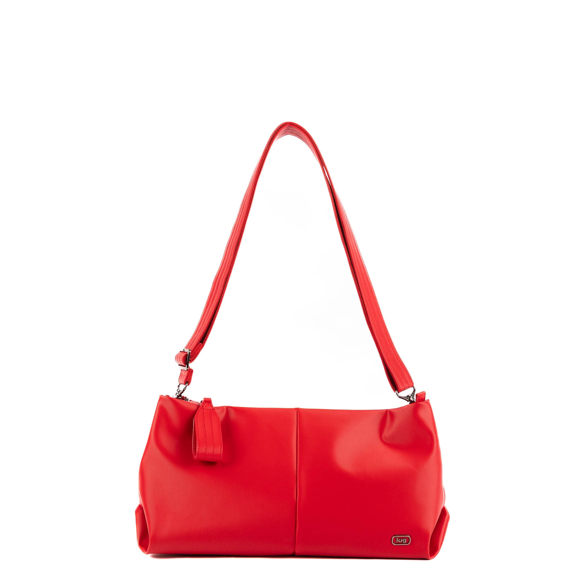 Half Plunge Satin Luxe VL Crossbody Bag - - 25579_HalfPlungeSL_PoppyRed_Angle_01_7f075213-a518-41b9-a48d-d5c193e0c824