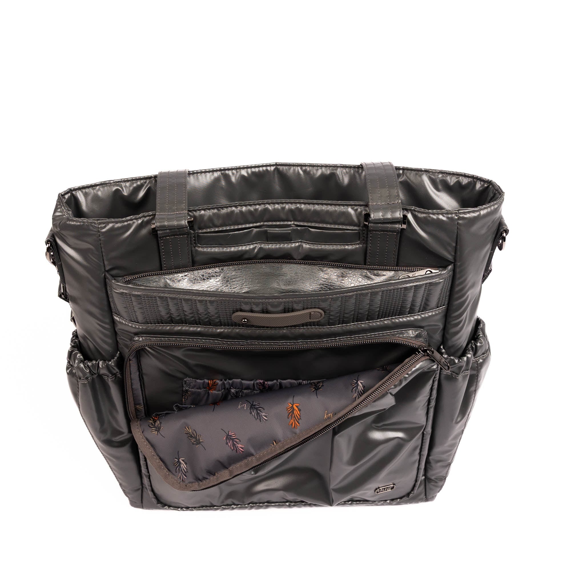 Legacy Collection Ace Tote Bag - METALLIC STORM - 25589_LegacyAce_MetallicStorm_Angle_05