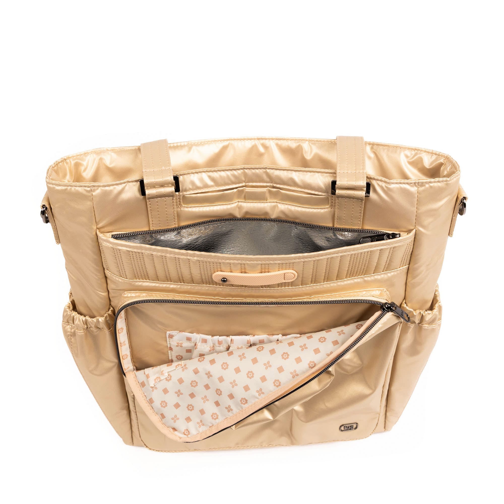 Legacy Collection Ace Tote Bag - METALLIC ROSE GOLD - 25590_LegacyAce_MetallicRoseGold_Angle_05