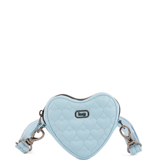 Heartbeat Matte Luxe VL Mini Crossbody Bag - - 25597_HeartbeatMLMini_BubbleBlue_Angle_01_f7jpeo