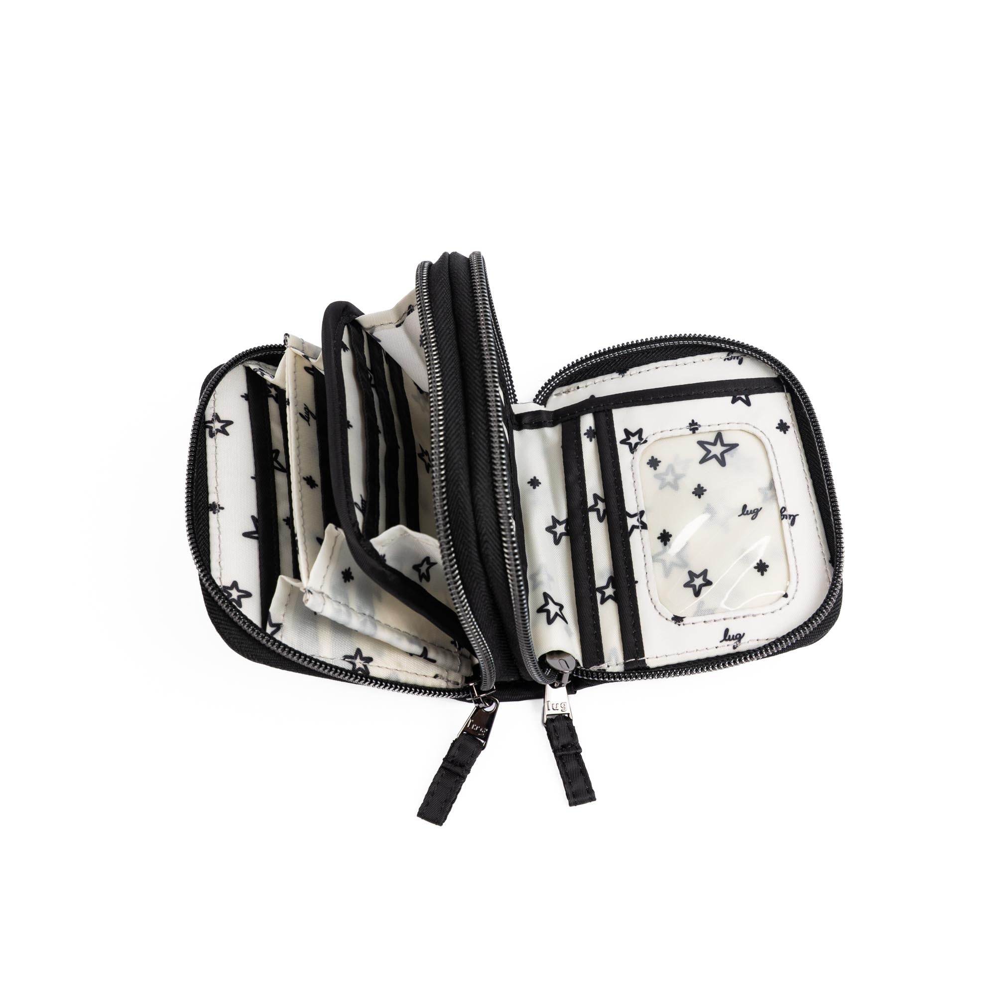 Splits Compact RFID Wallet - BLACK 2 - 25649_Splits2_Black_Angle_04