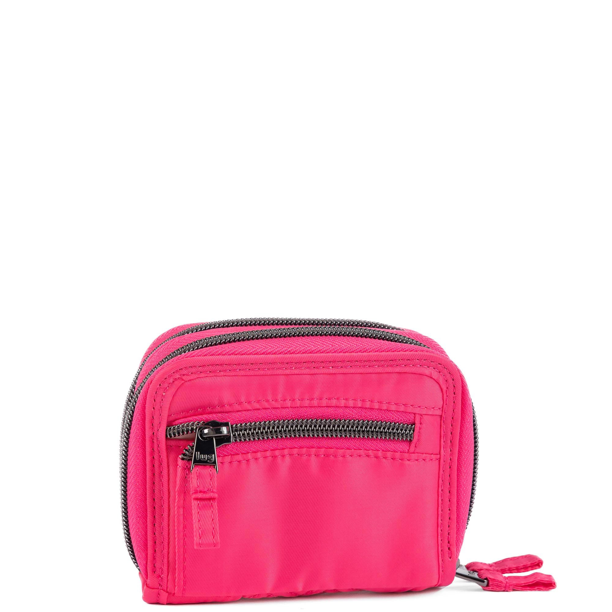 Splits Compact RFID Wallet - POWERFUL PINK - 25650_Splits2_PowerfulPink_Angle_03