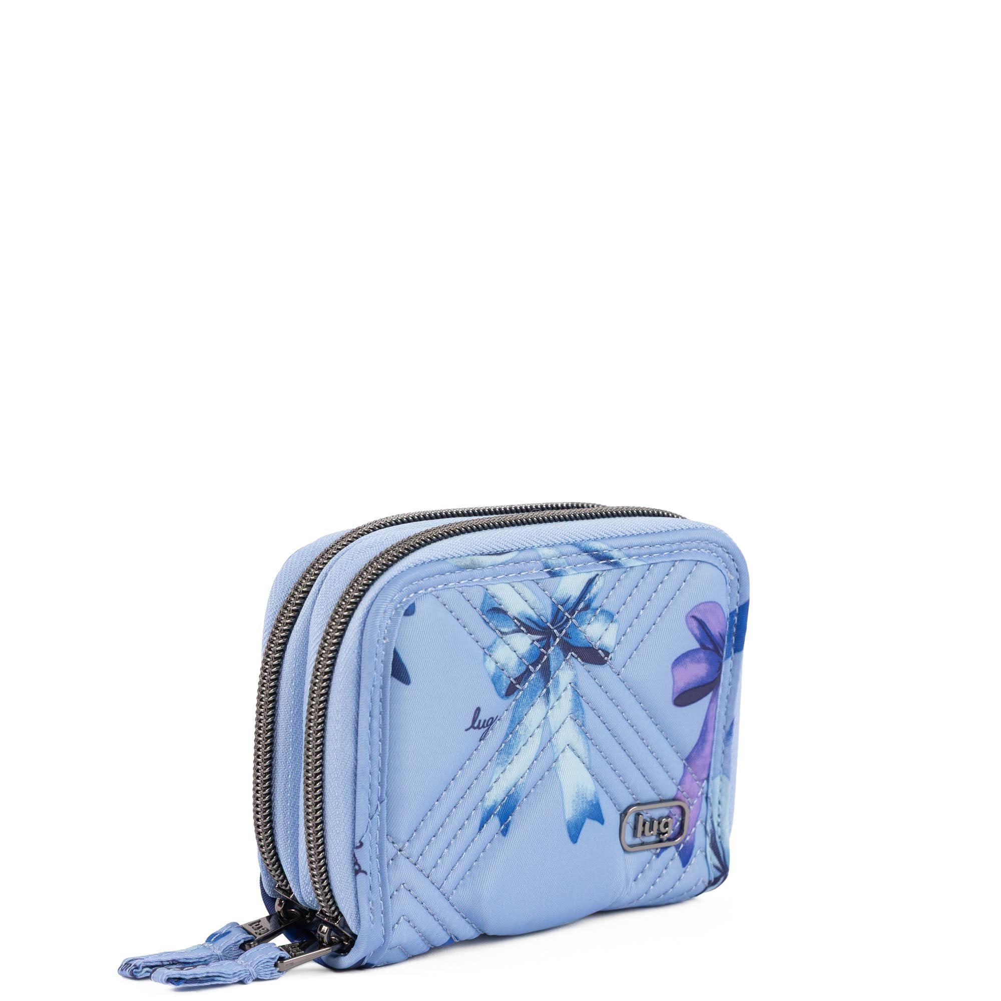 Splits Compact RFID Wallet - BOWS PERIWINKLE - 25652_Splits2_BowsPeriwinkle_Angle_02