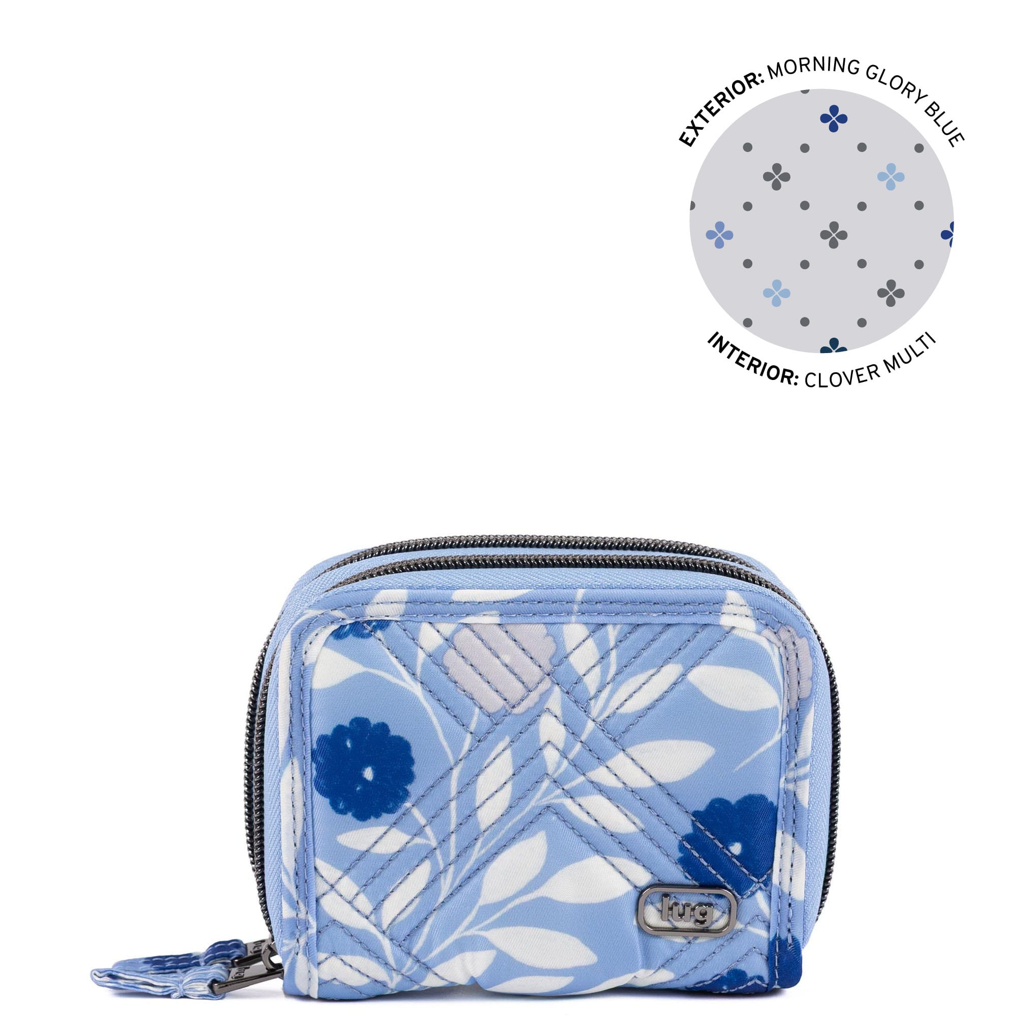 Splits Compact RFID Wallet - MORNING GLORY BLUE - 25653_Splits2_MorningGloryBlue_Angle_01