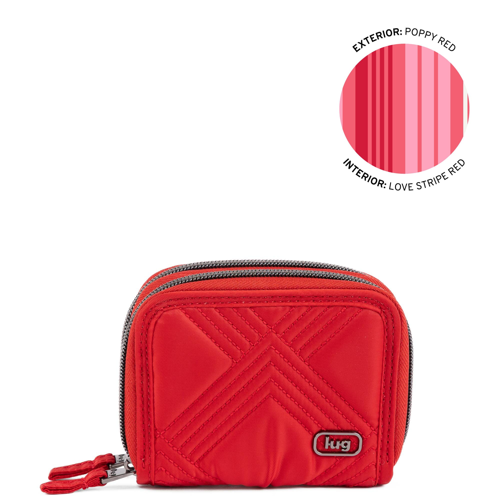 Splits Compact RFID Wallet - POPPY RED - 25654_Splits2_PoppyRed_Angle_01