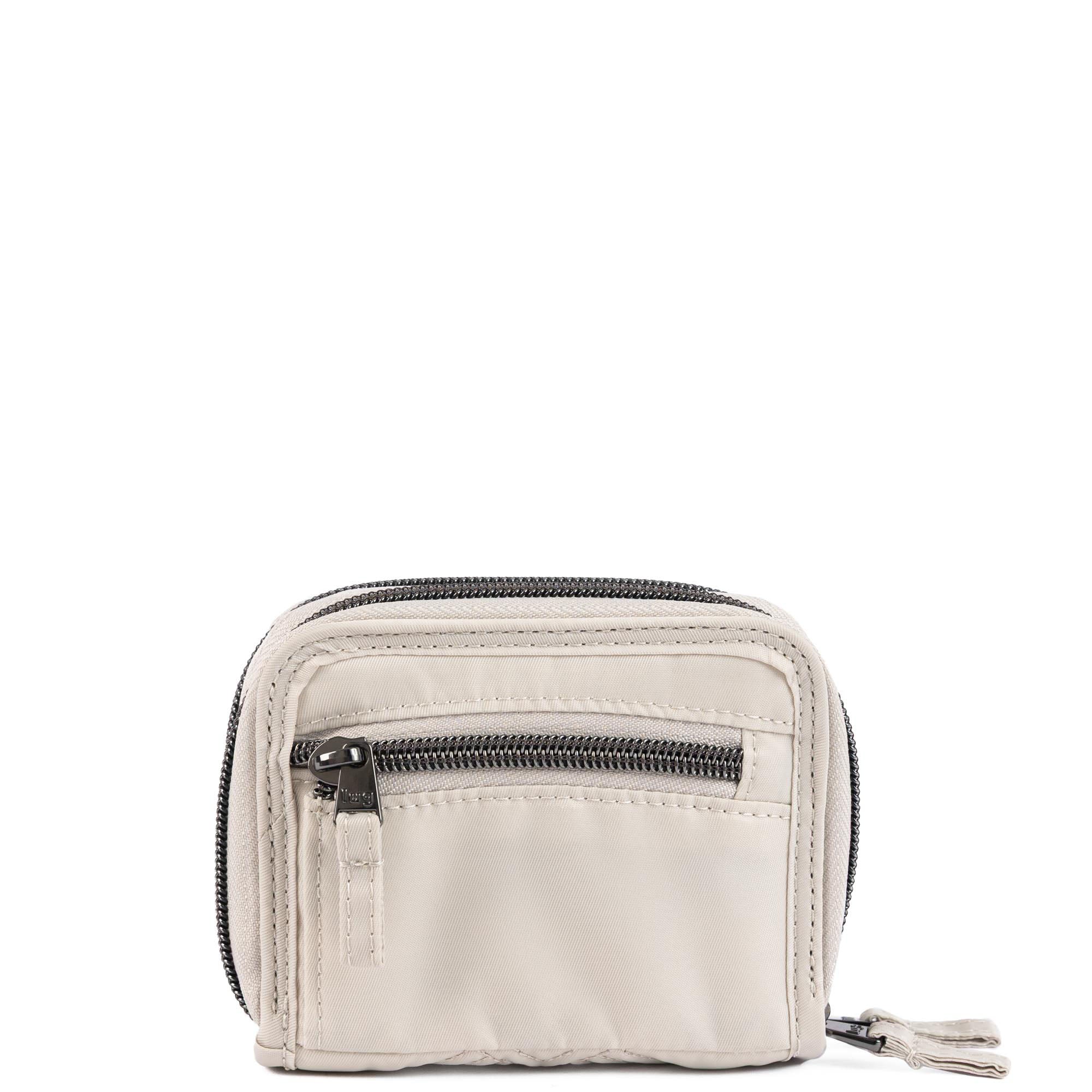 Splits Compact RFID Wallet - PEBBLE - 25657_Splits2_Pebble_Angle_03