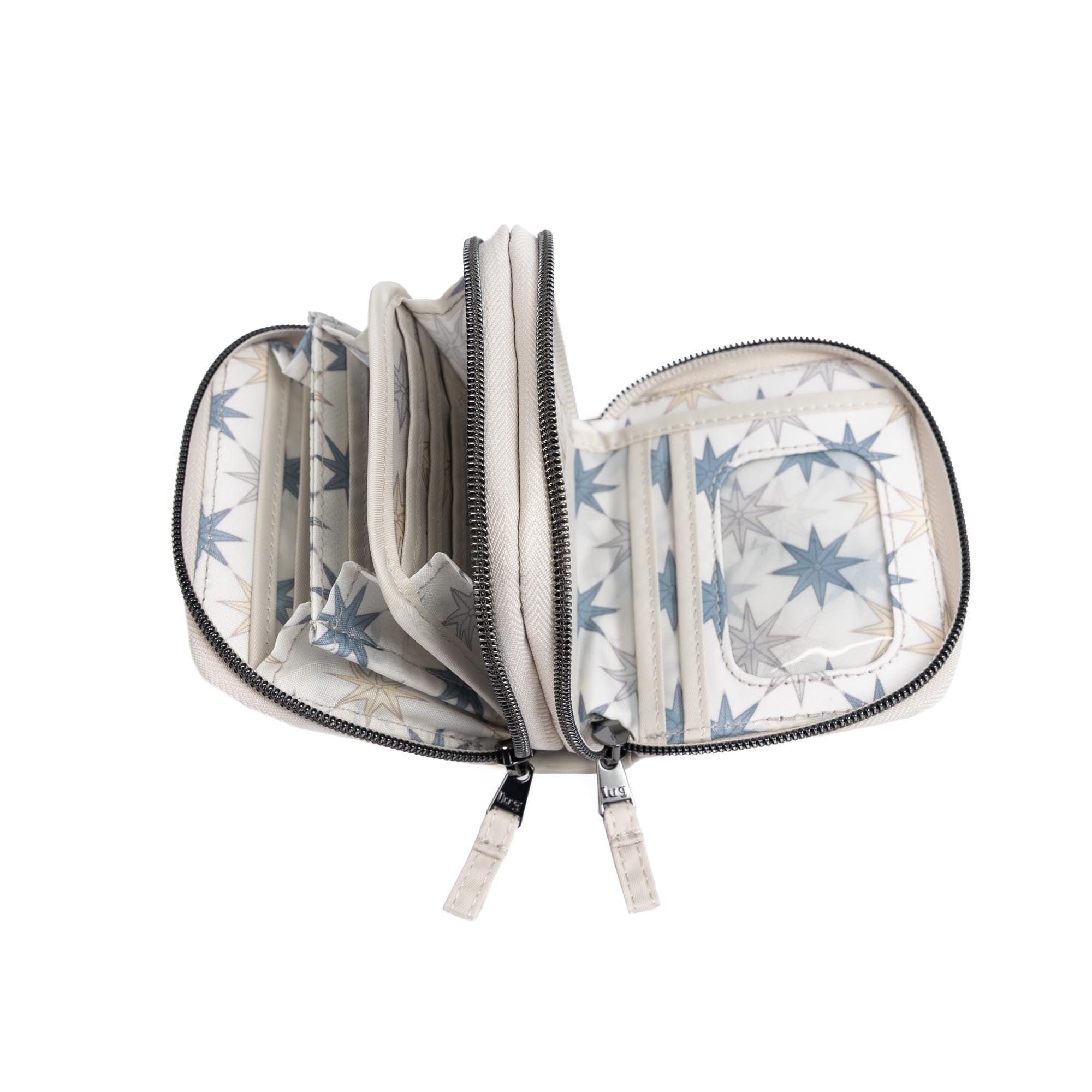 Splits Compact RFID Wallet - PEBBLE - 25657_Splits2_Pebble_Angle_04