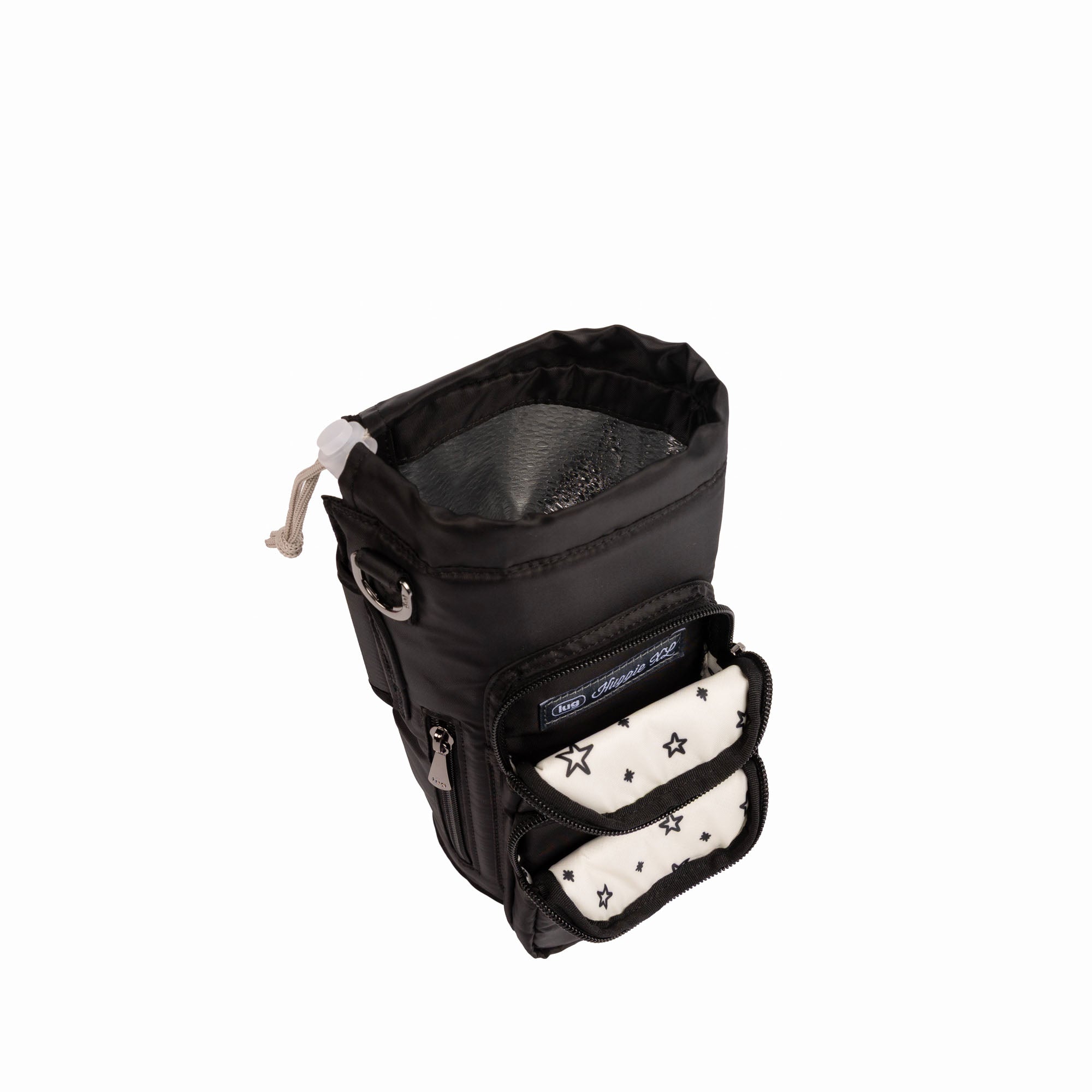 Huggie XL Crossbody Bottle Holder - BLACK 2 - 25683_HuggieXL_Black_Angle_05