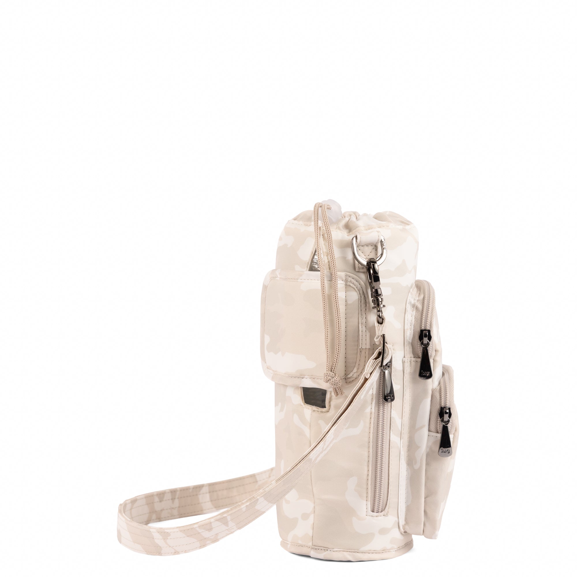 Huggie XL Crossbody Bottle Holder - CAMO WHITE - 25686_HuggieXL_CamoWhite_Angle_03