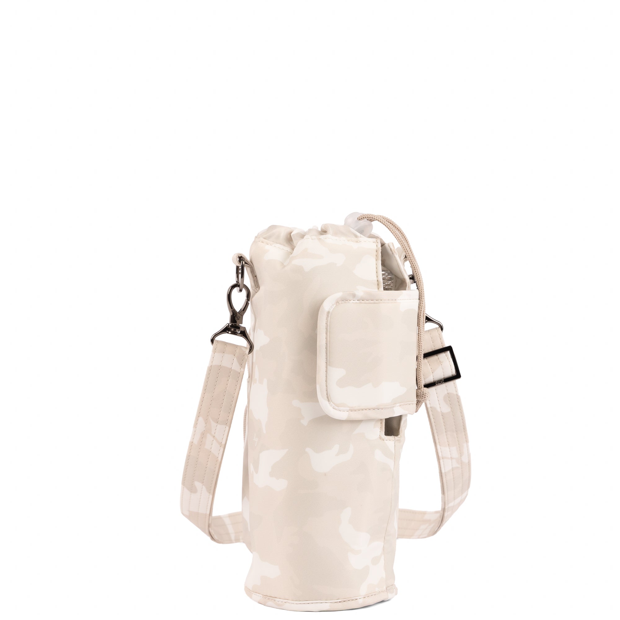 Huggie XL Crossbody Bottle Holder - CAMO WHITE - 25686_HuggieXL_CamoWhite_Angle_04
