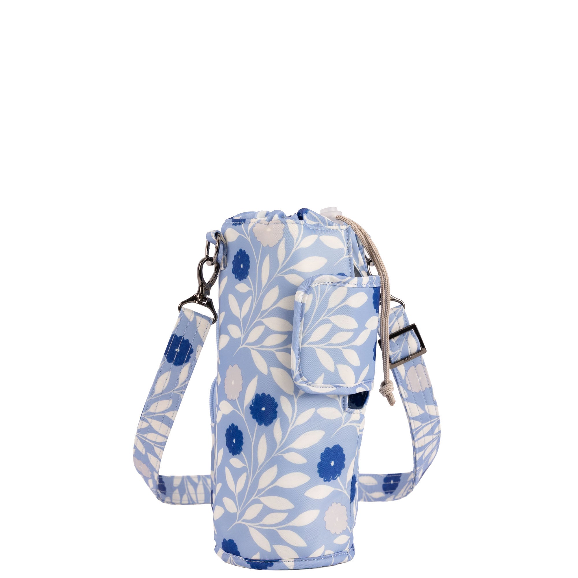 Huggie XL Crossbody Bottle Holder - MORNING GLORY BLUE - 25687_HuggieXL_MorningGloryBlue_Angle_04