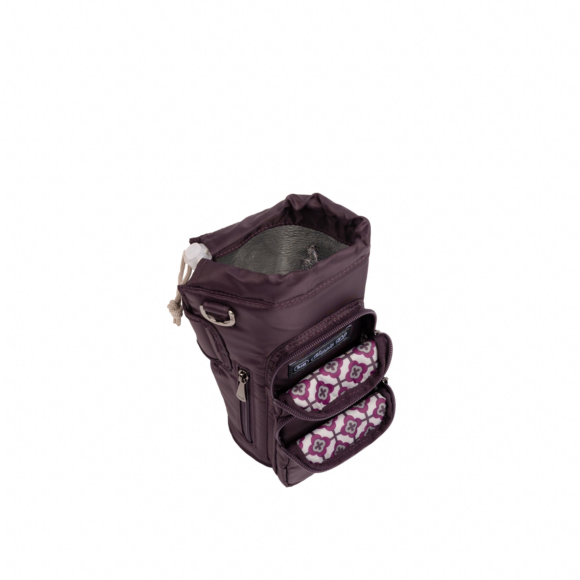 Huggie XL Crossbody Bottle Holder - PLUM - 25690_HuggieXL_Plum_Angle_05